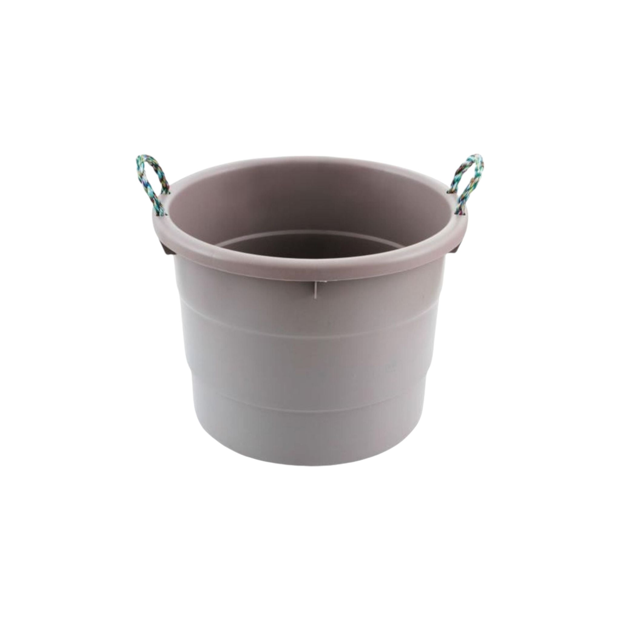 75L Plastic Jumbo Basin Tub with Rope Virgin Plastic