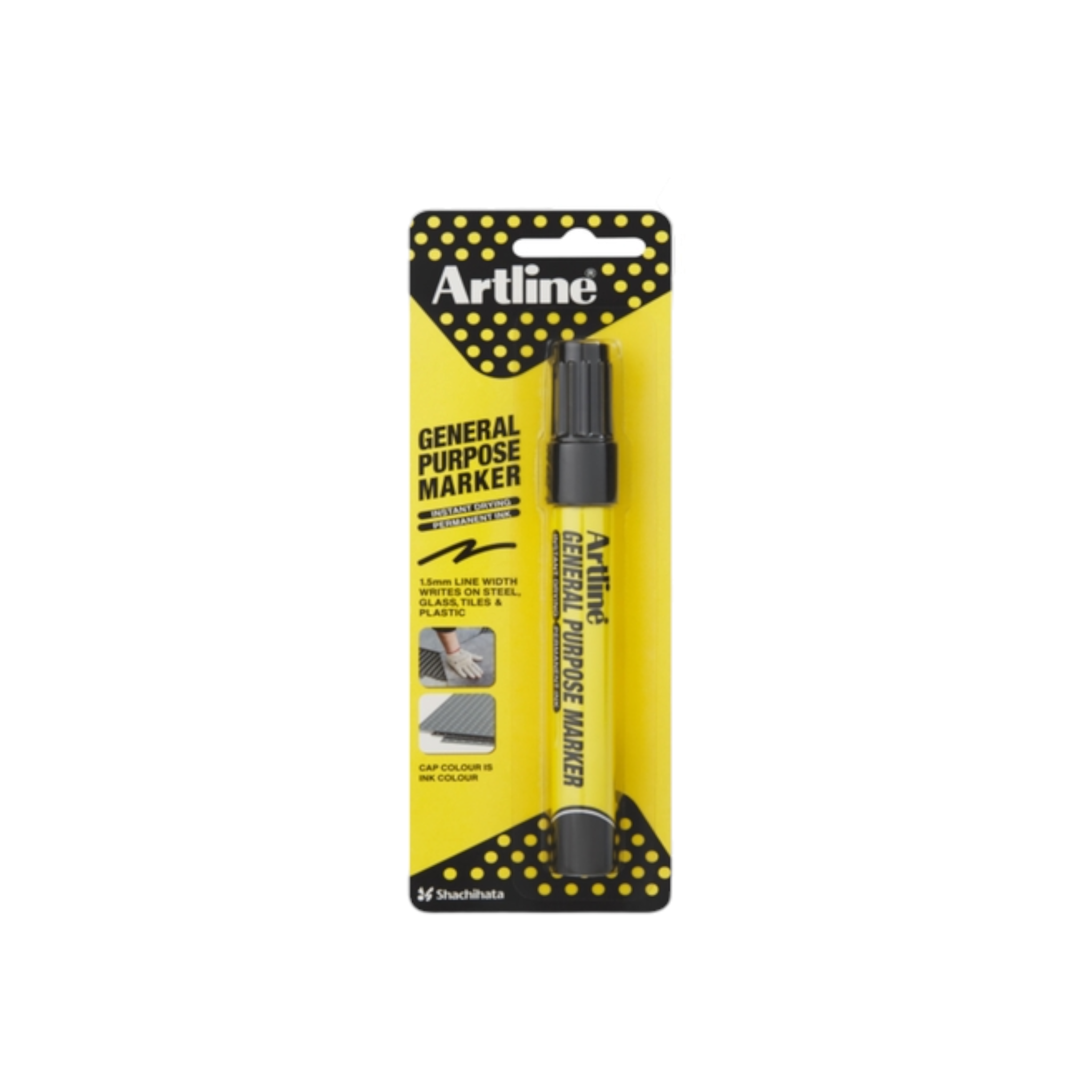 Artline General Purpose Marker 1.5mm Black Tip