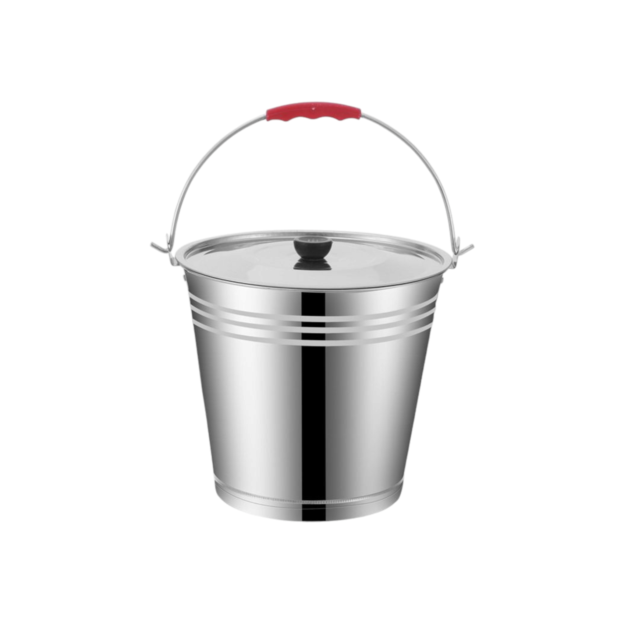 Stainless Steel Bucket with Lid