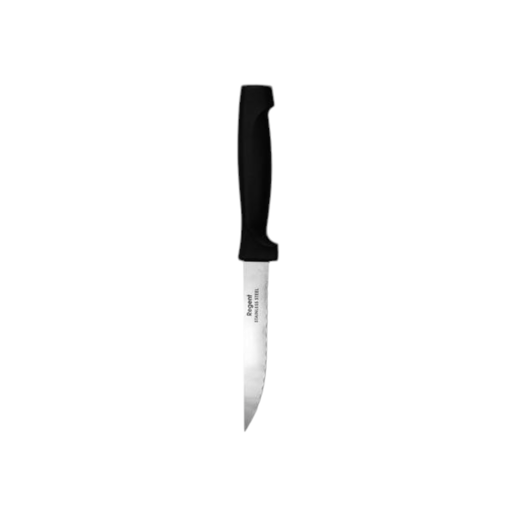 Regent Steak Knife with Sharp Tip  & PP Black Hangle 21438