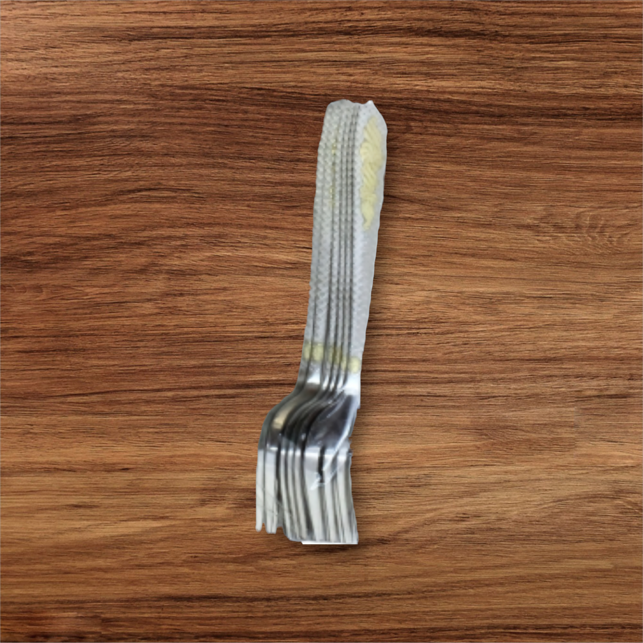 Stainless Steel Fork with Gold Decal 14.5cm 6pack XSS2265