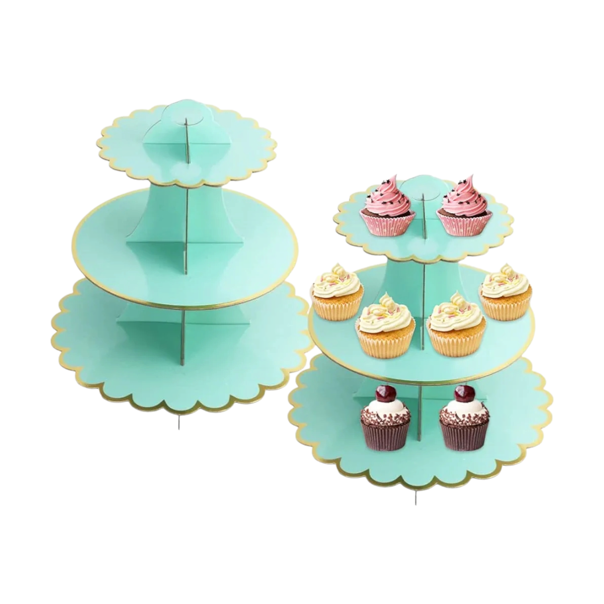 Cardboard Cupcake Stand 3-Tier