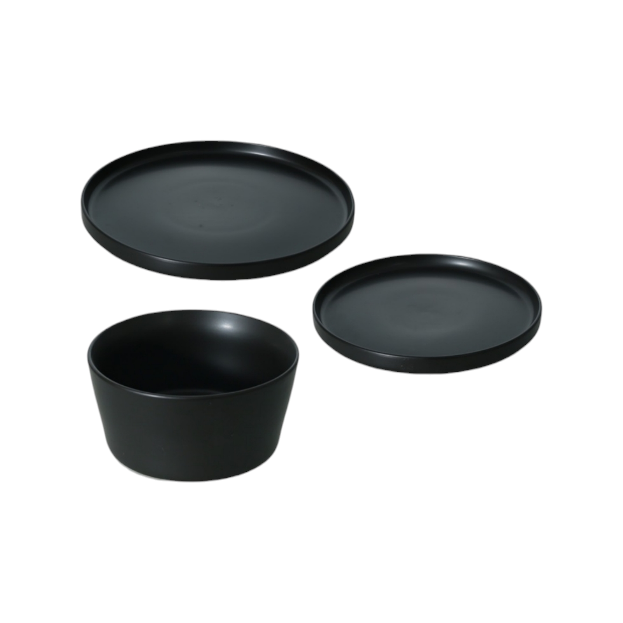 Ceramic Dinner Set Charcoal 18pc