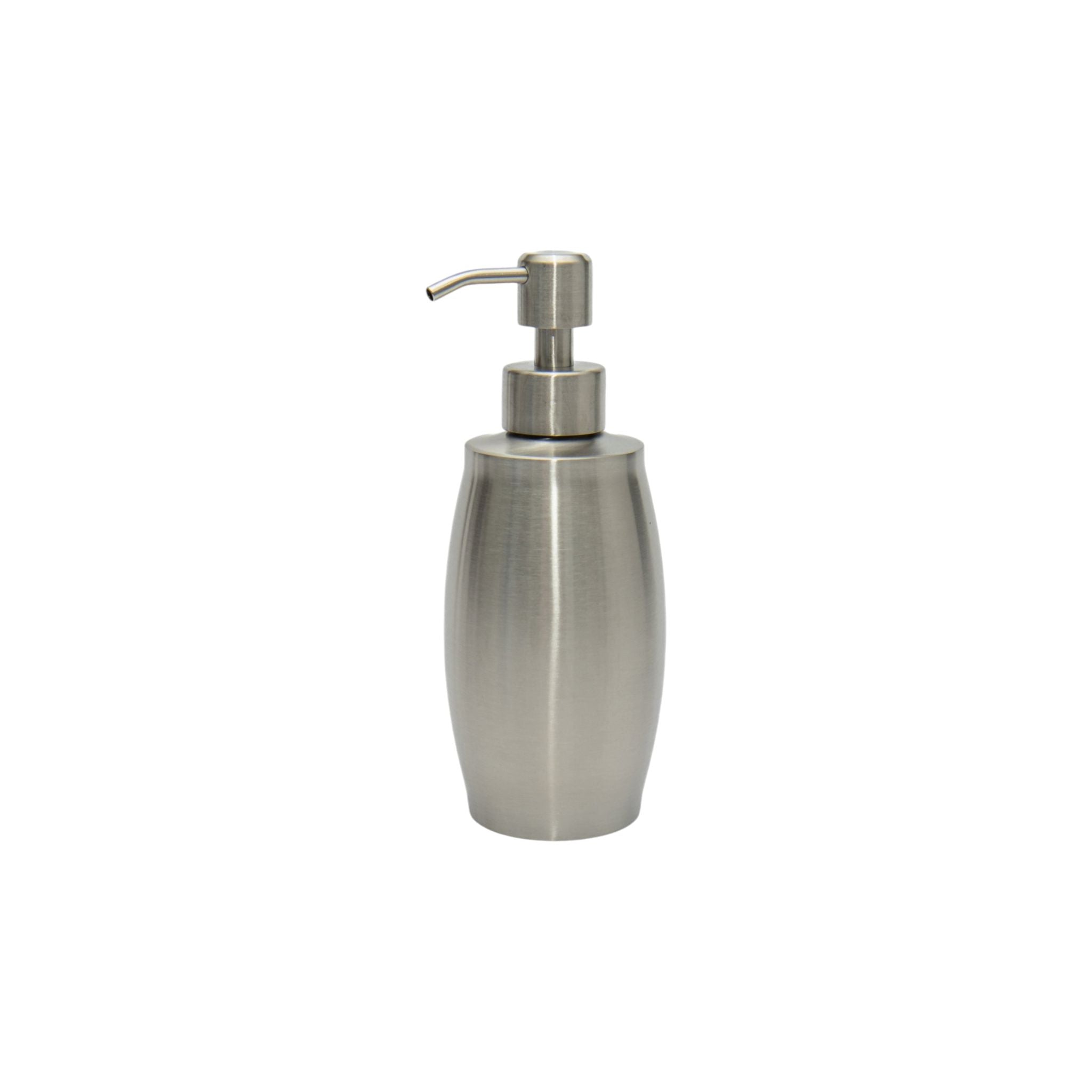 Liquid Hand Soap Dispenser Silver Stainless Steel ±250ml