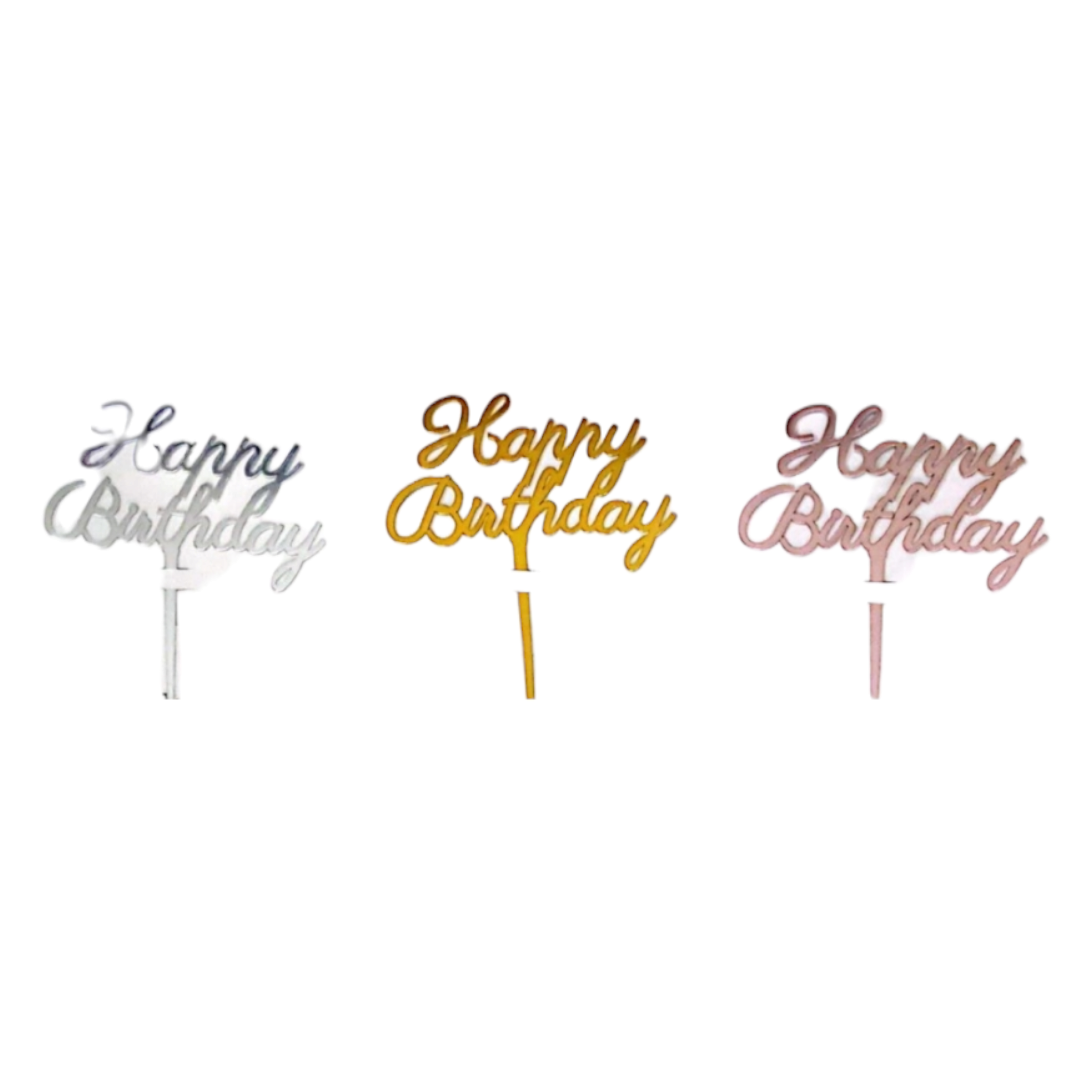 Acrylic Cake Topper Happy Birthday