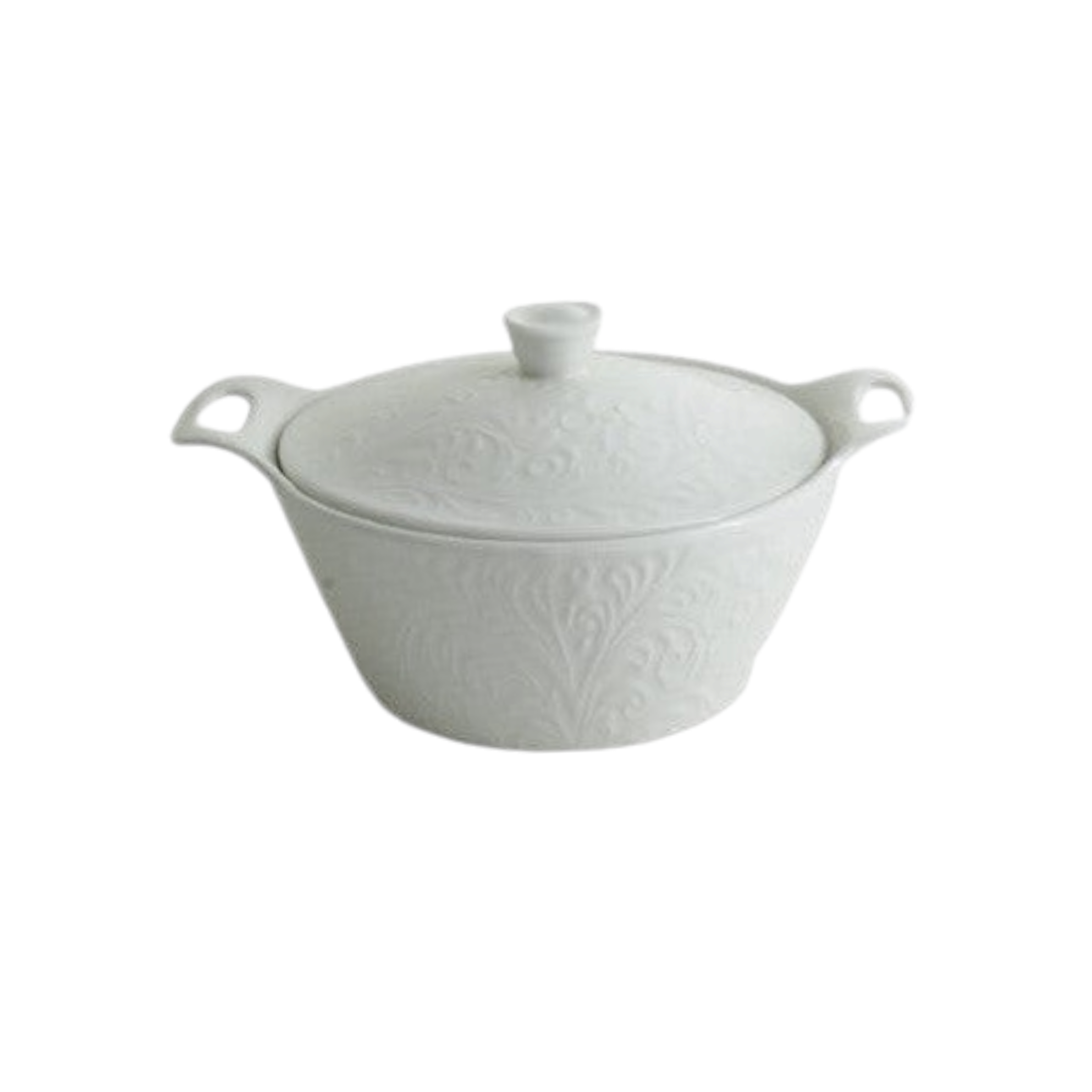 Porcelain Cookware Oval Serving Pot with Lid XBWL2127