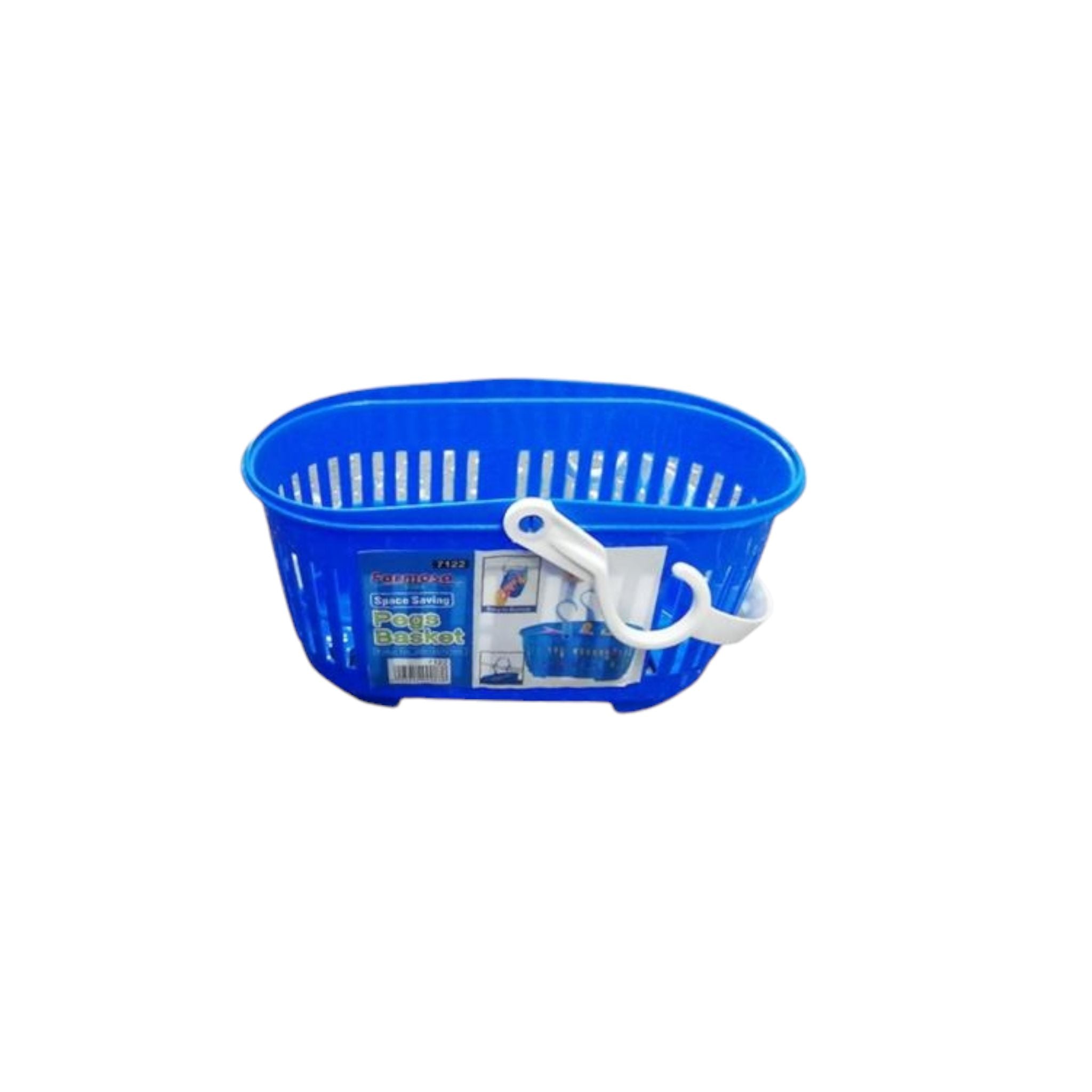 Plastic Peg Basket Formosa Blue 7122