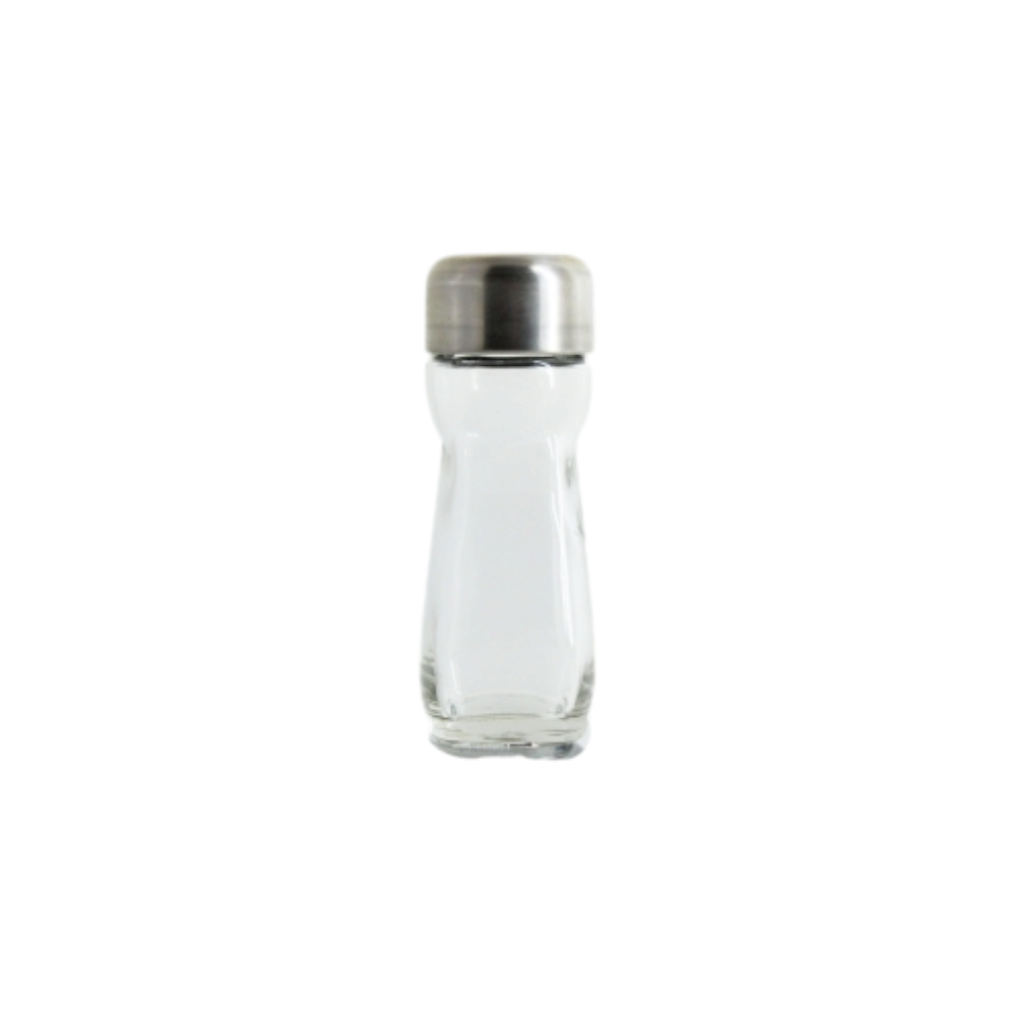 Salt Shaker Glass with Metal Lid RG321106