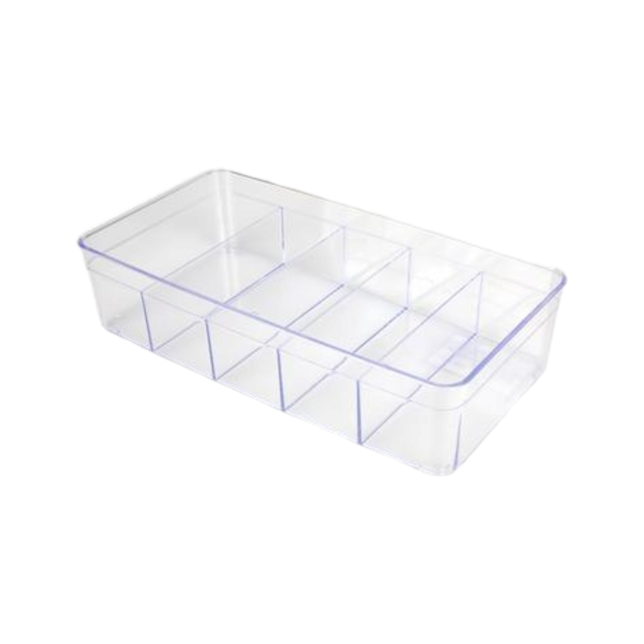 Emsan Plastic Organiser 5-Division Clear 30x16x7.5cm