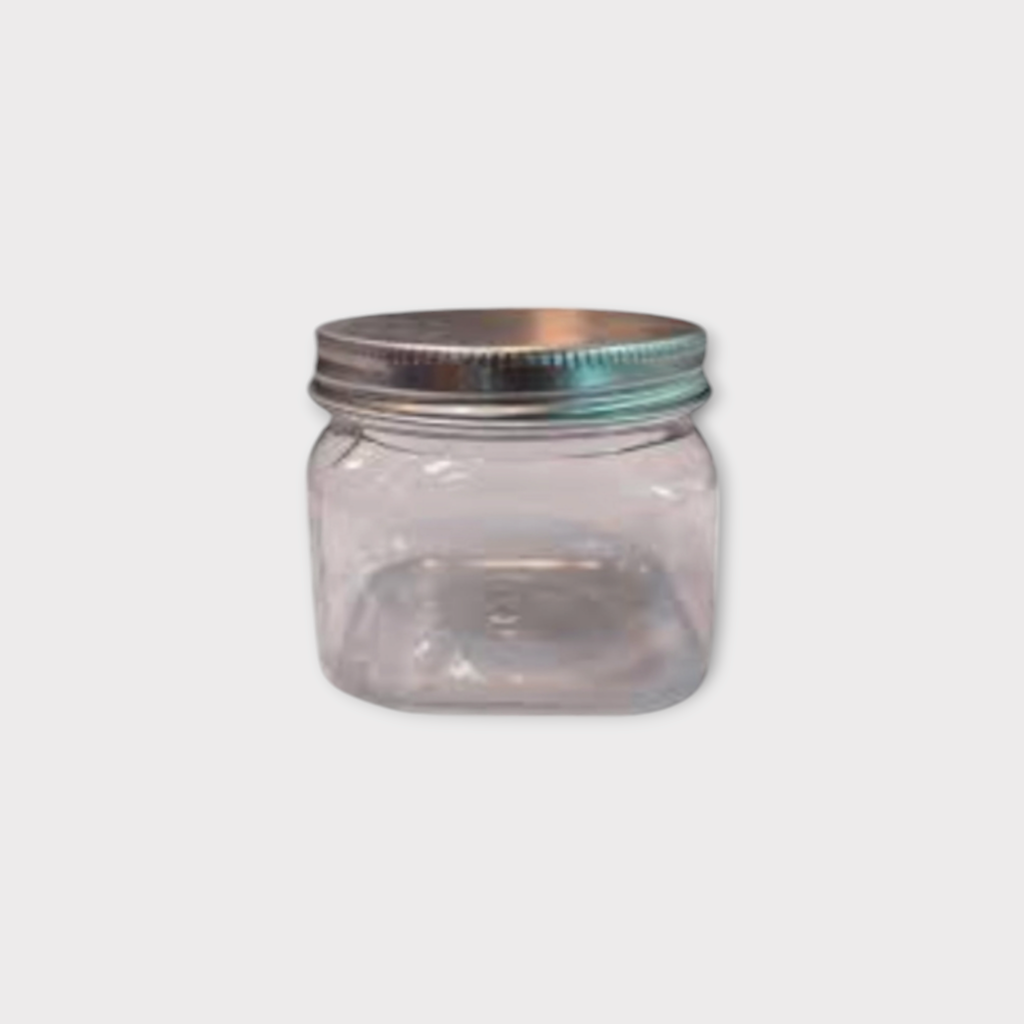 90ml PVC Plastic Bottle Square with Lid