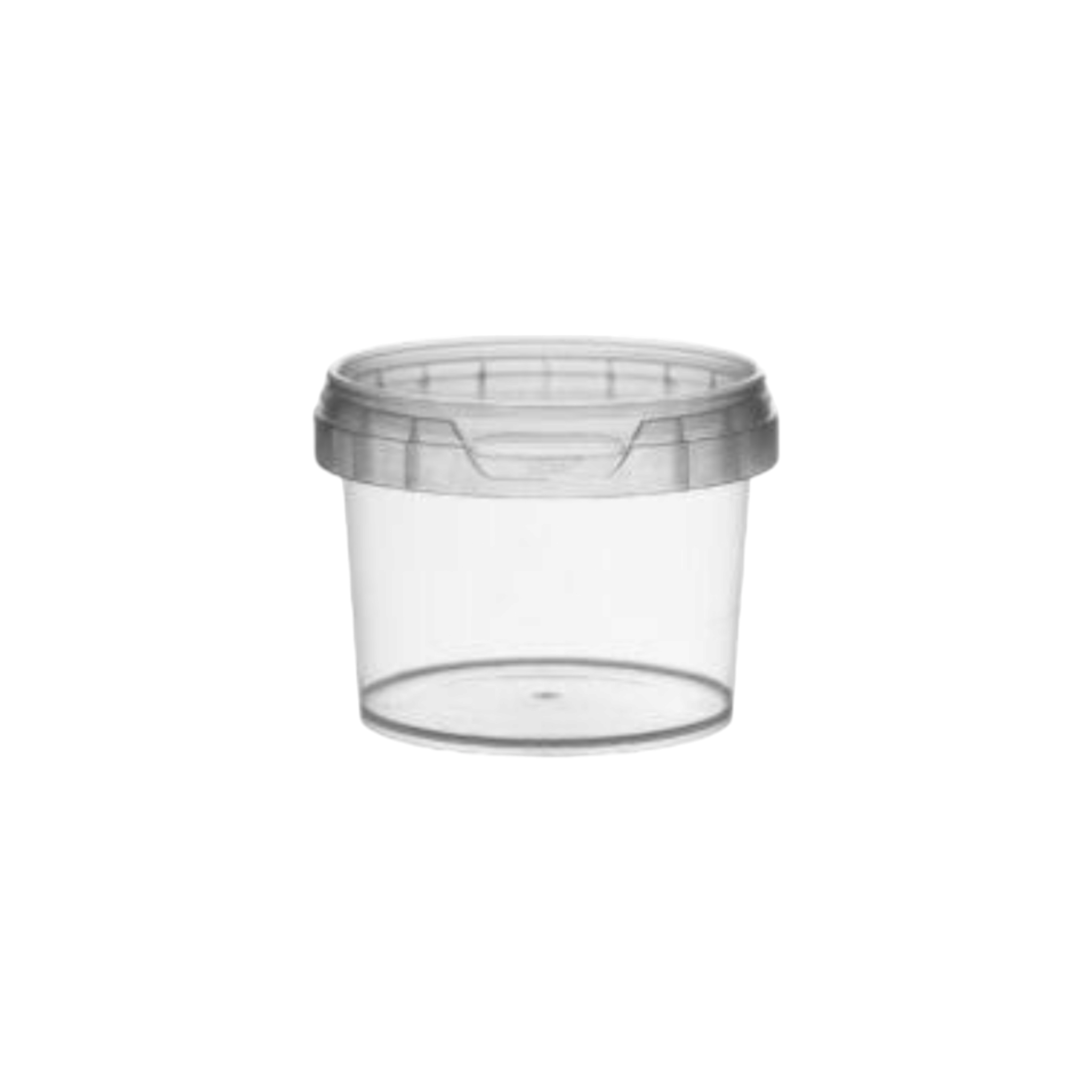 500ml Plastic Tub with Tamper-evident Transparent Lid