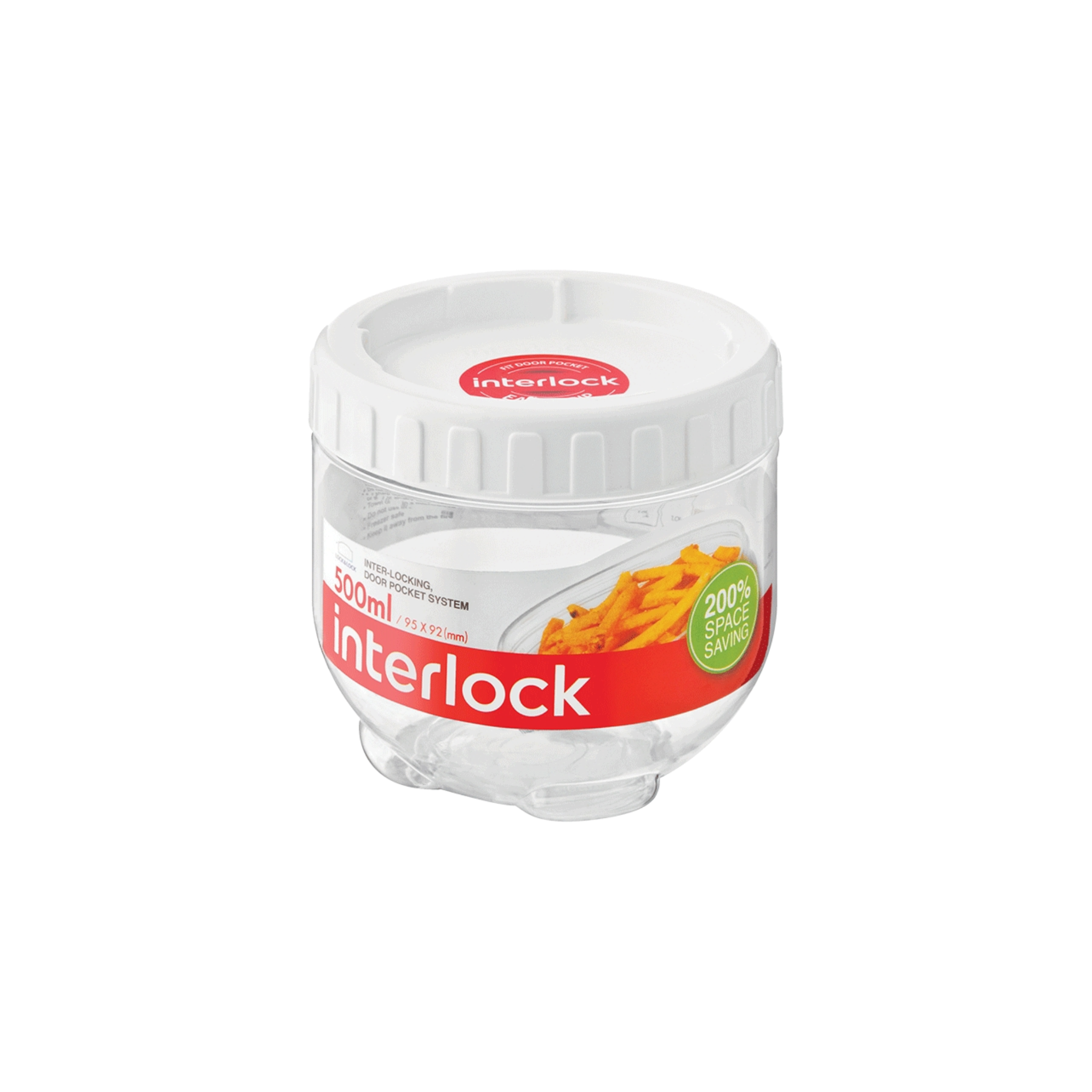 500ml LocknLock Interlock Container White INL301