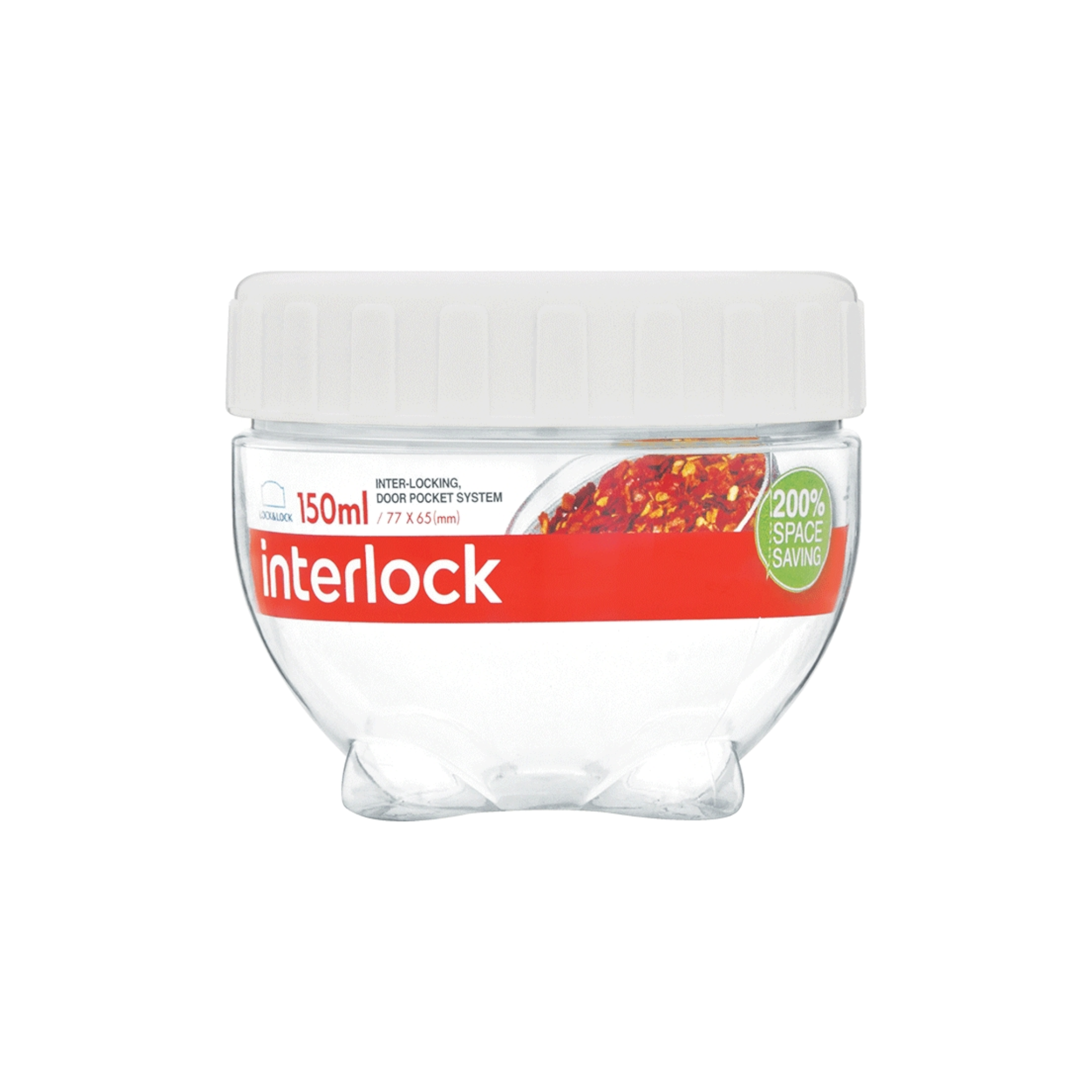 150ml LocknLock Interlock Container White INL201