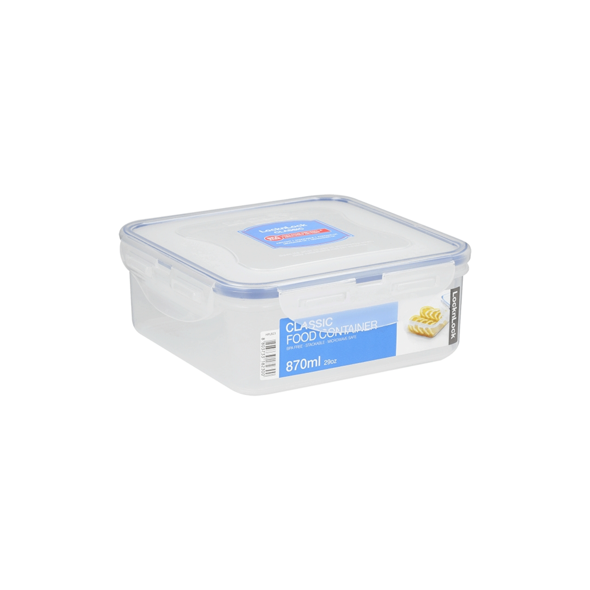 870ml LocknLock Square Container HPL823