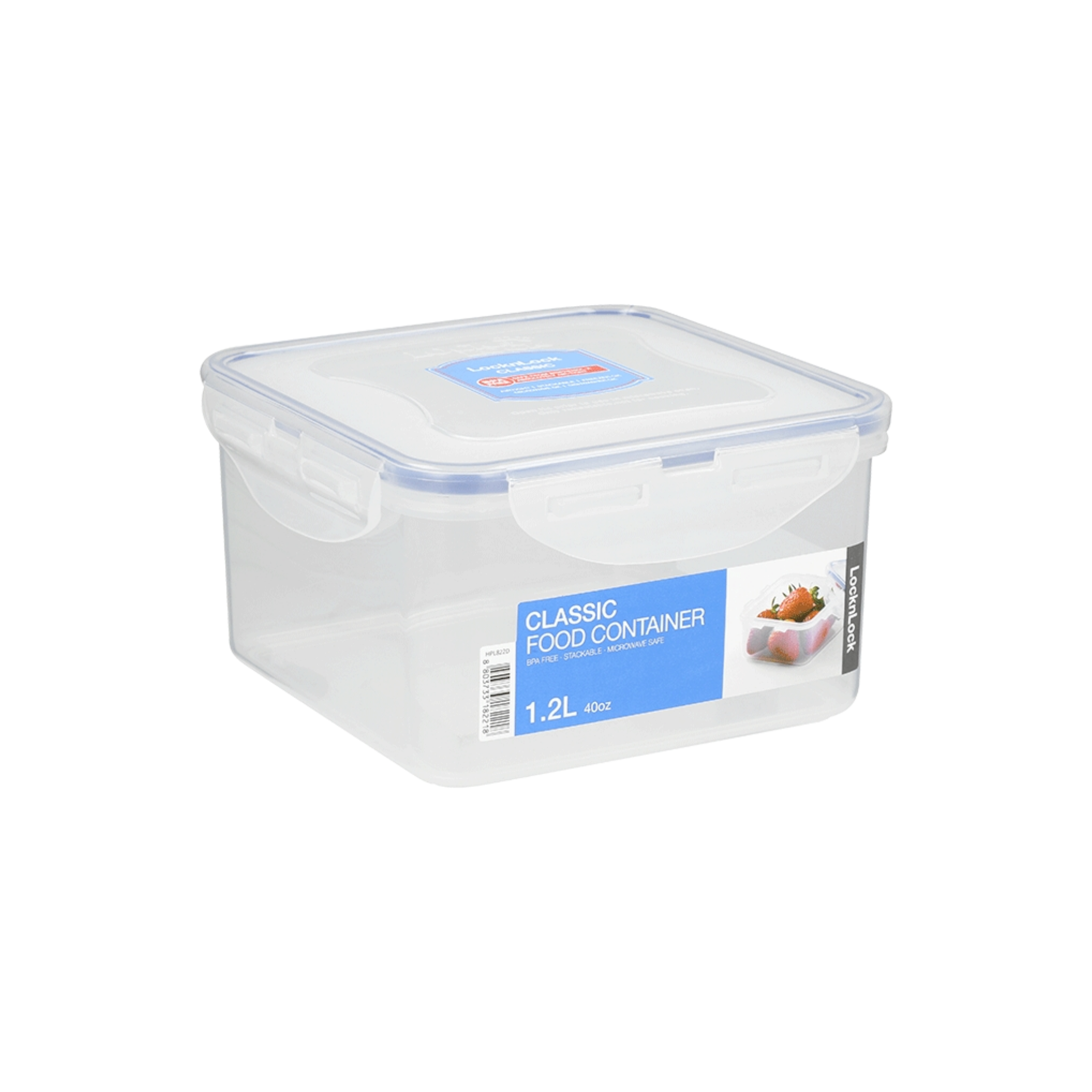 1.2L LocknLock Food Storage Square Container HPL822D