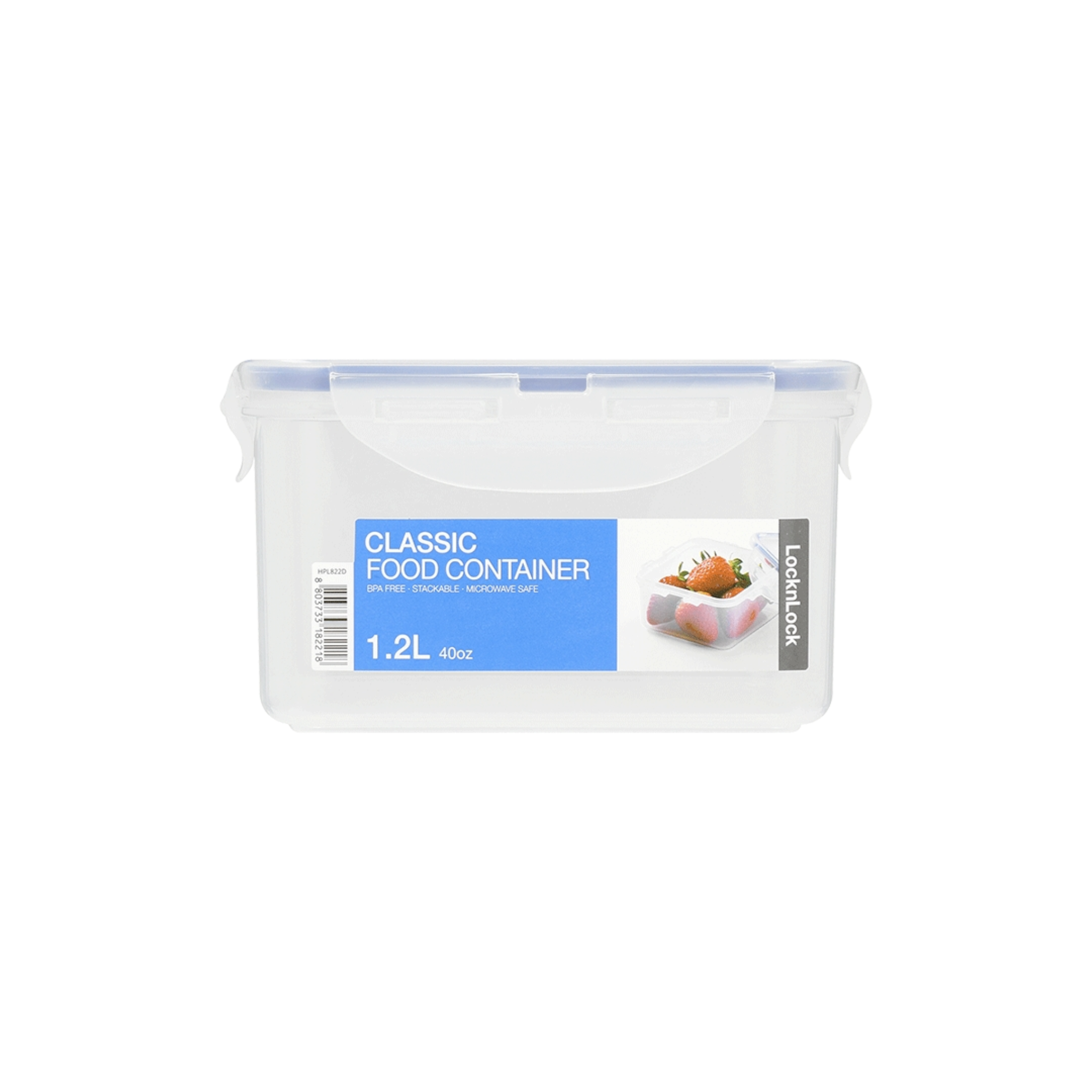 1.2L LocknLock Food Storage Square Container HPL822D