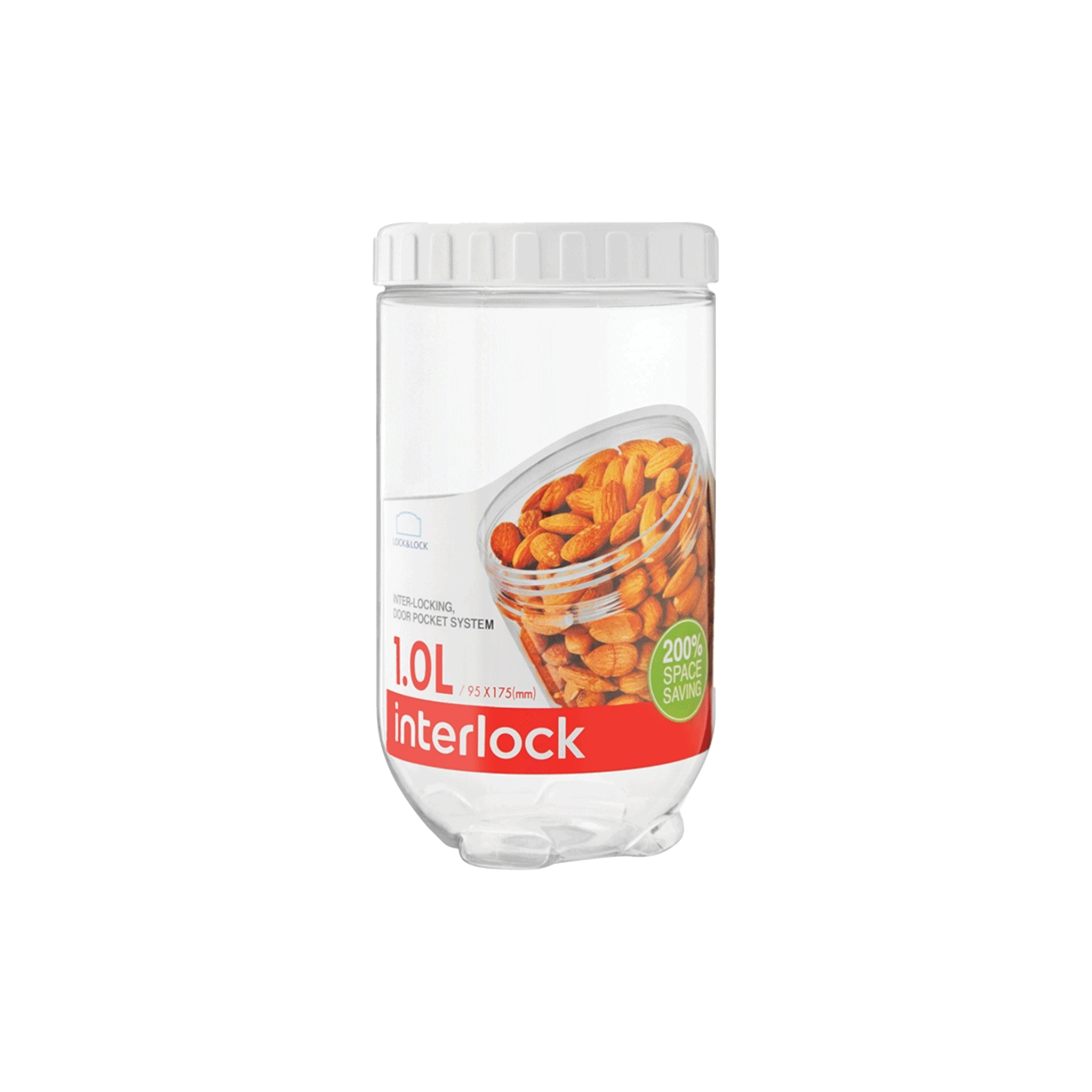 1L LocknLock Interlock Container White INL302