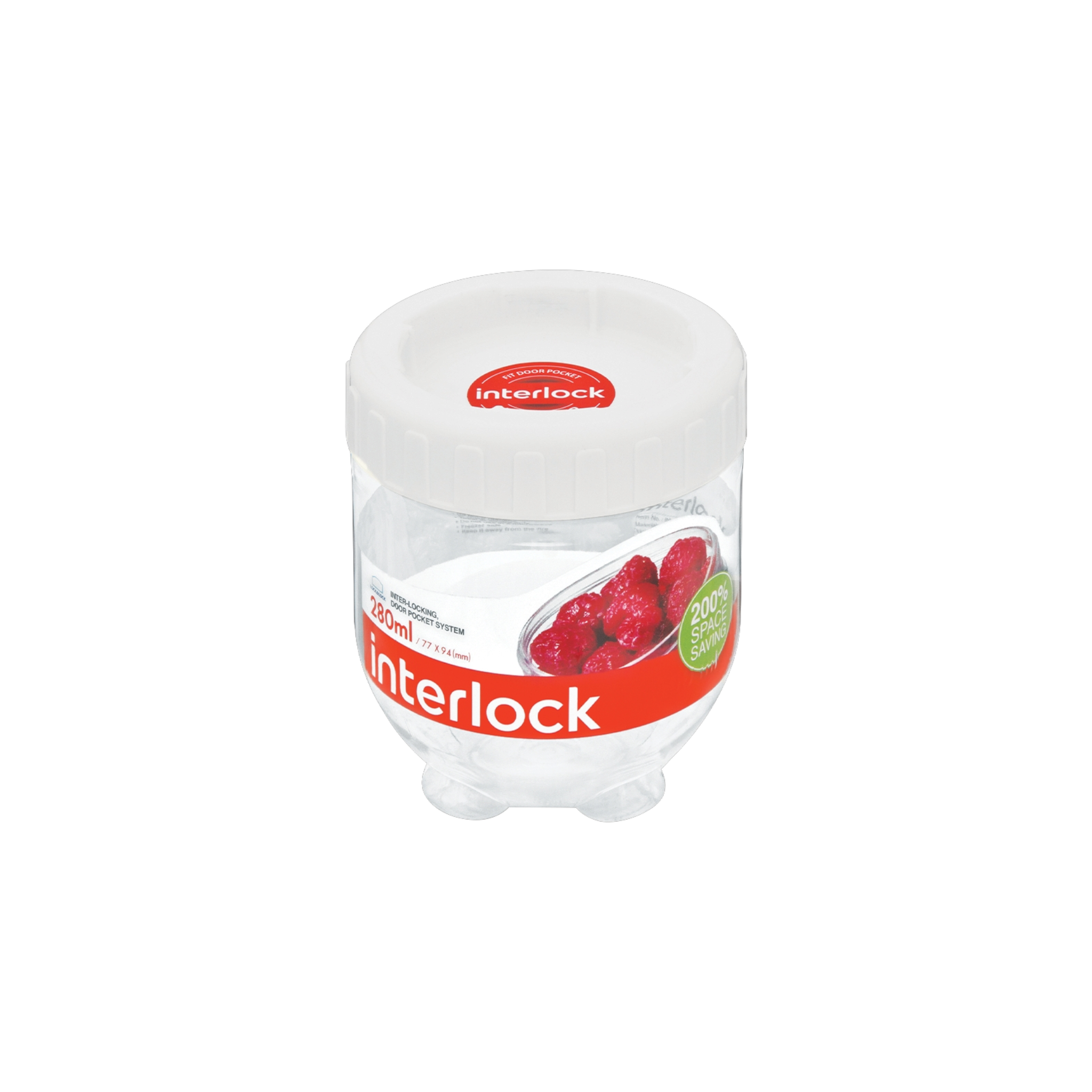 280ml LocknLock Interlock Container White INL202