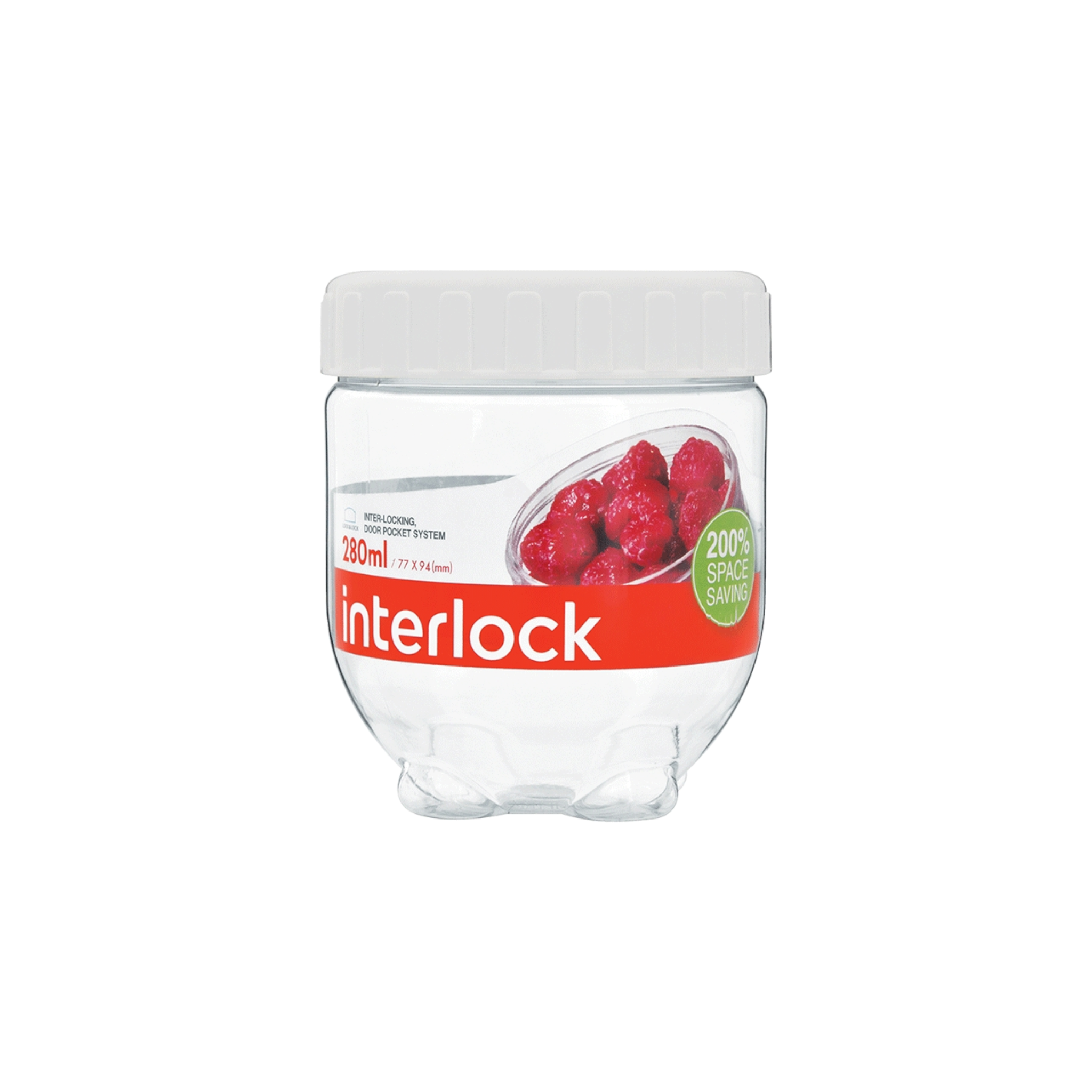 280ml LocknLock Interlock Container White INL202