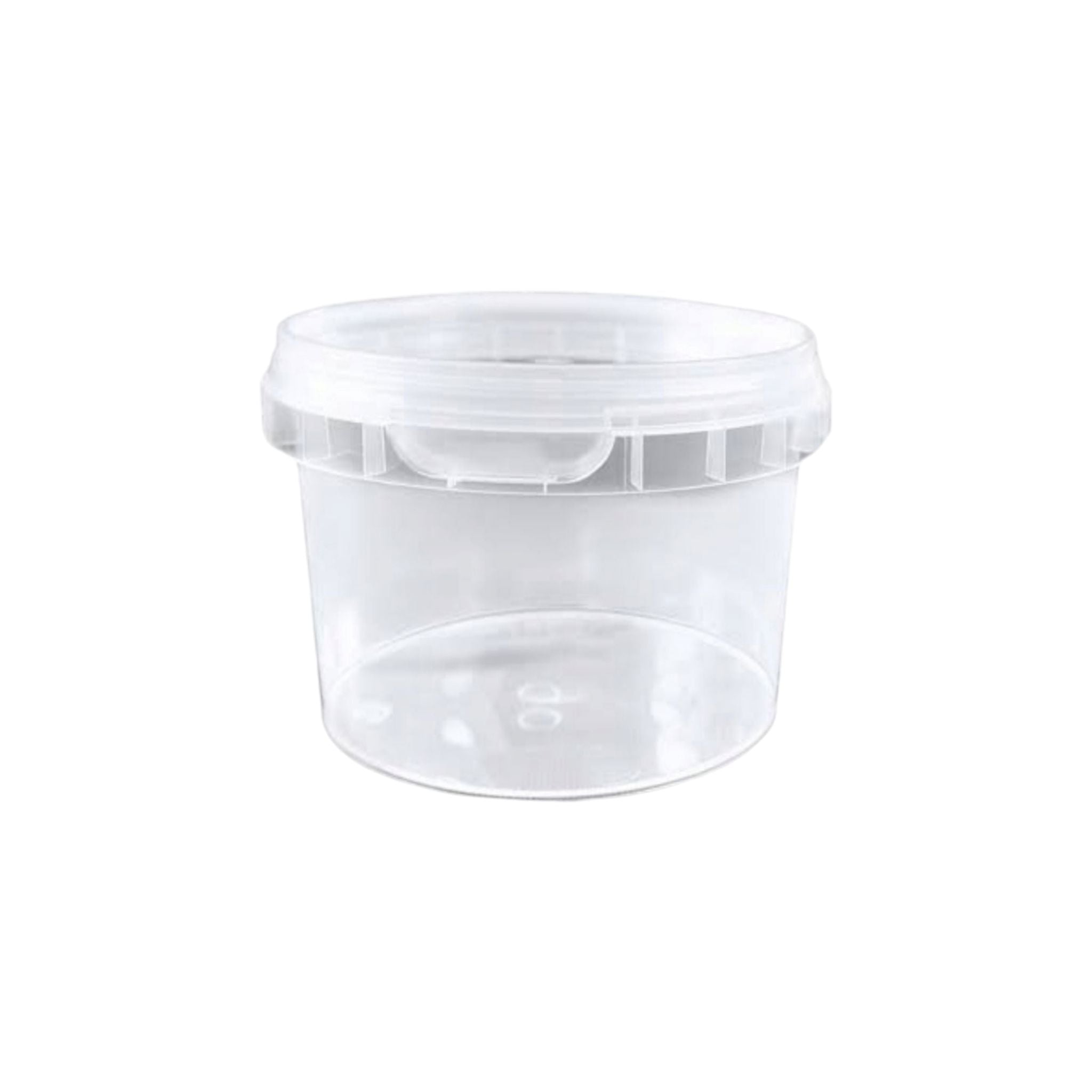 5L Plastic Bucket Clear Transparent with Air Tight Lid