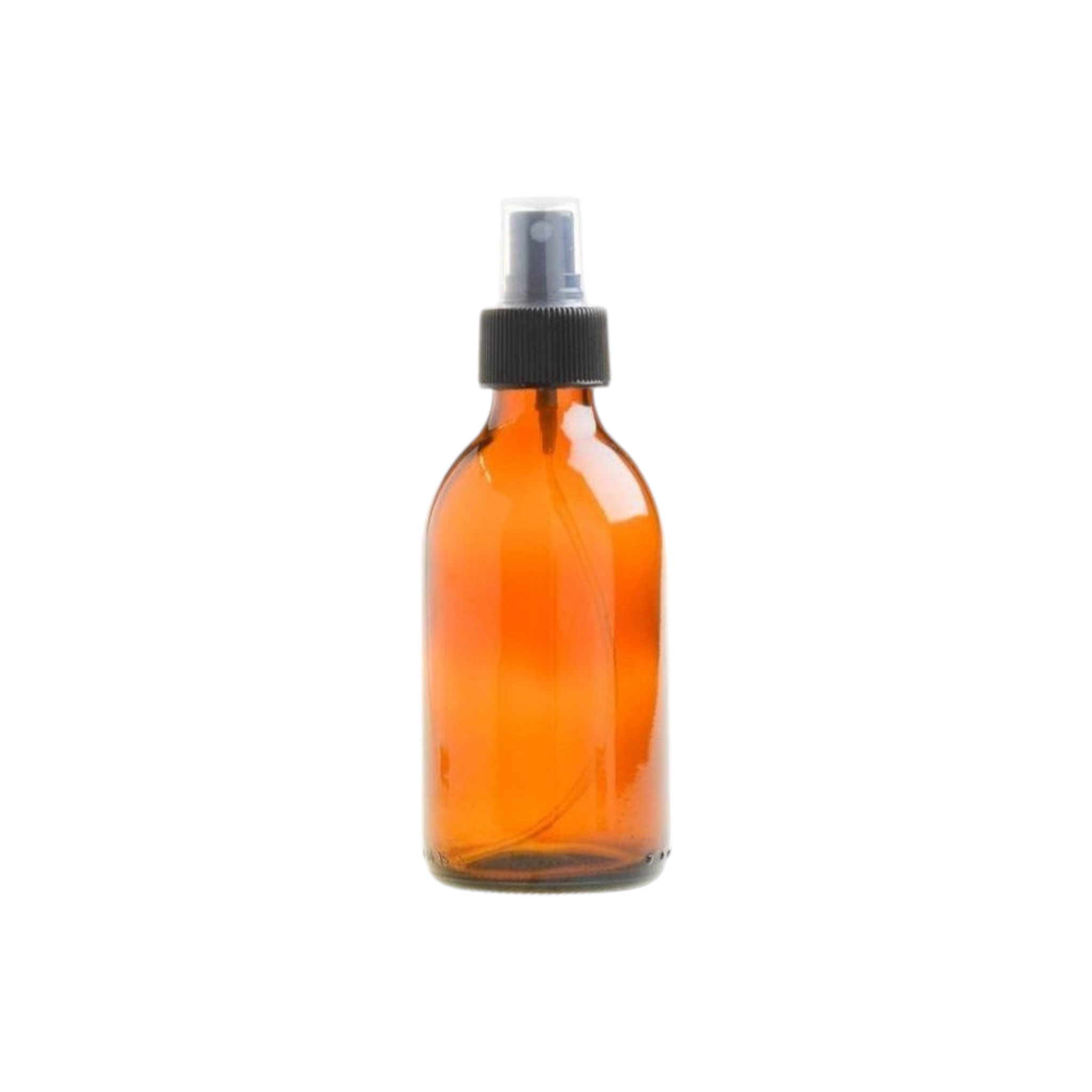 Consol 200ml Glass Generic Amber Bottle Brown with Black Atomiser Mist Pump Lid