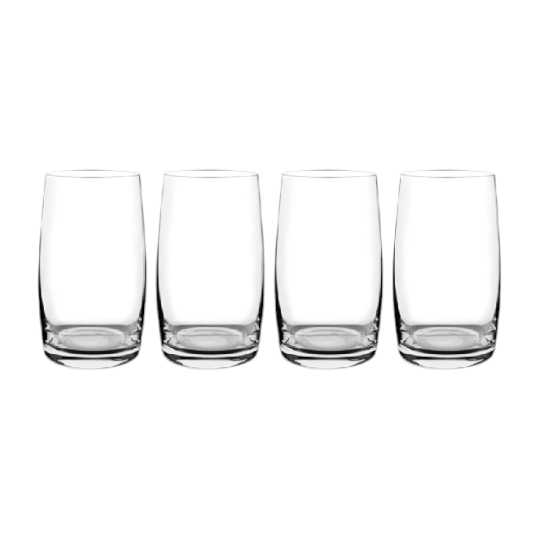 Consol Signature Vienna Tall Glass Tumbler 380ml Steam 4pack