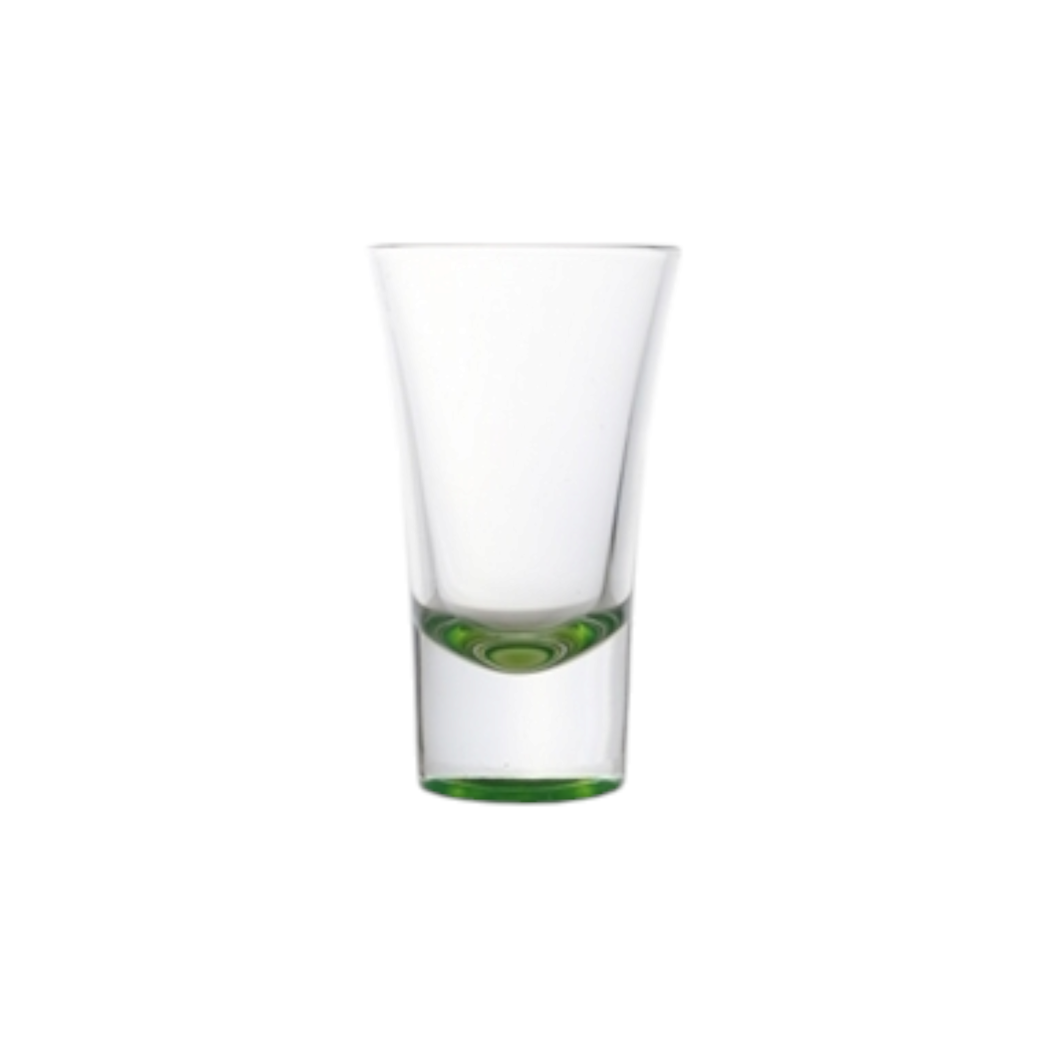 Pasabahce Shot Glass Green Base Tot Measure 40667