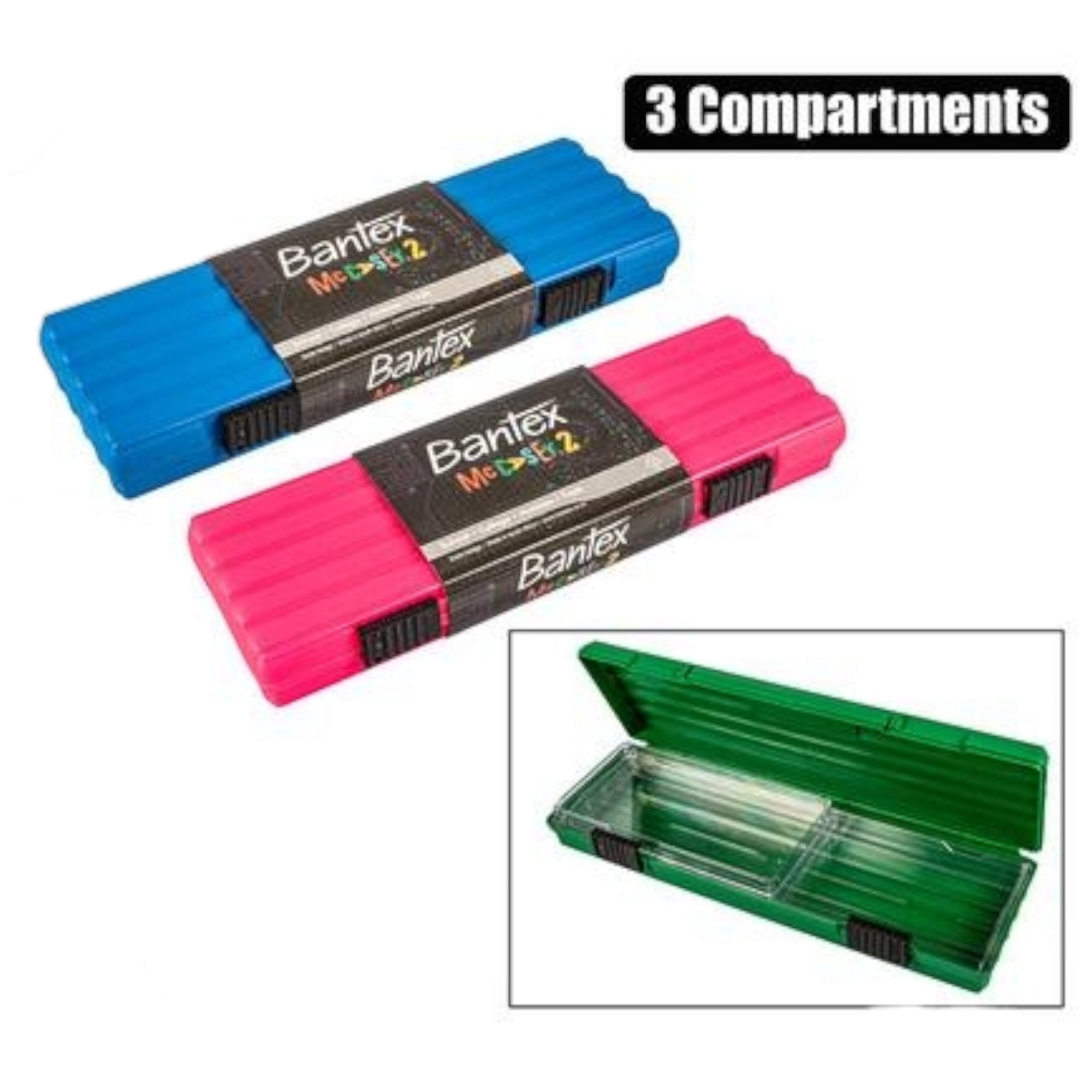 Bantex Mc'casey Pencil Case 33.5cm 3-Compartments