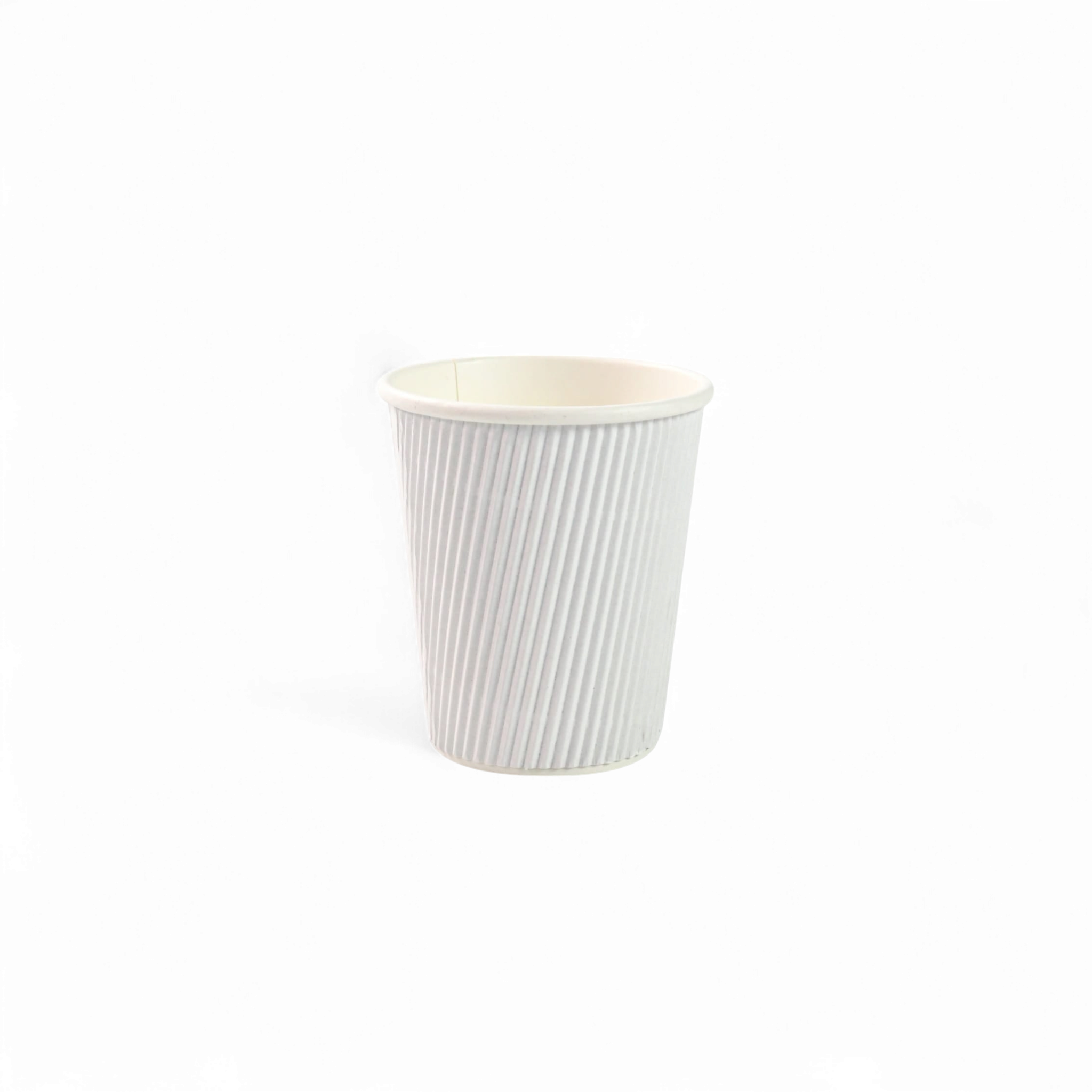 350ml Ripple Paper Coffee Cups White 5pack