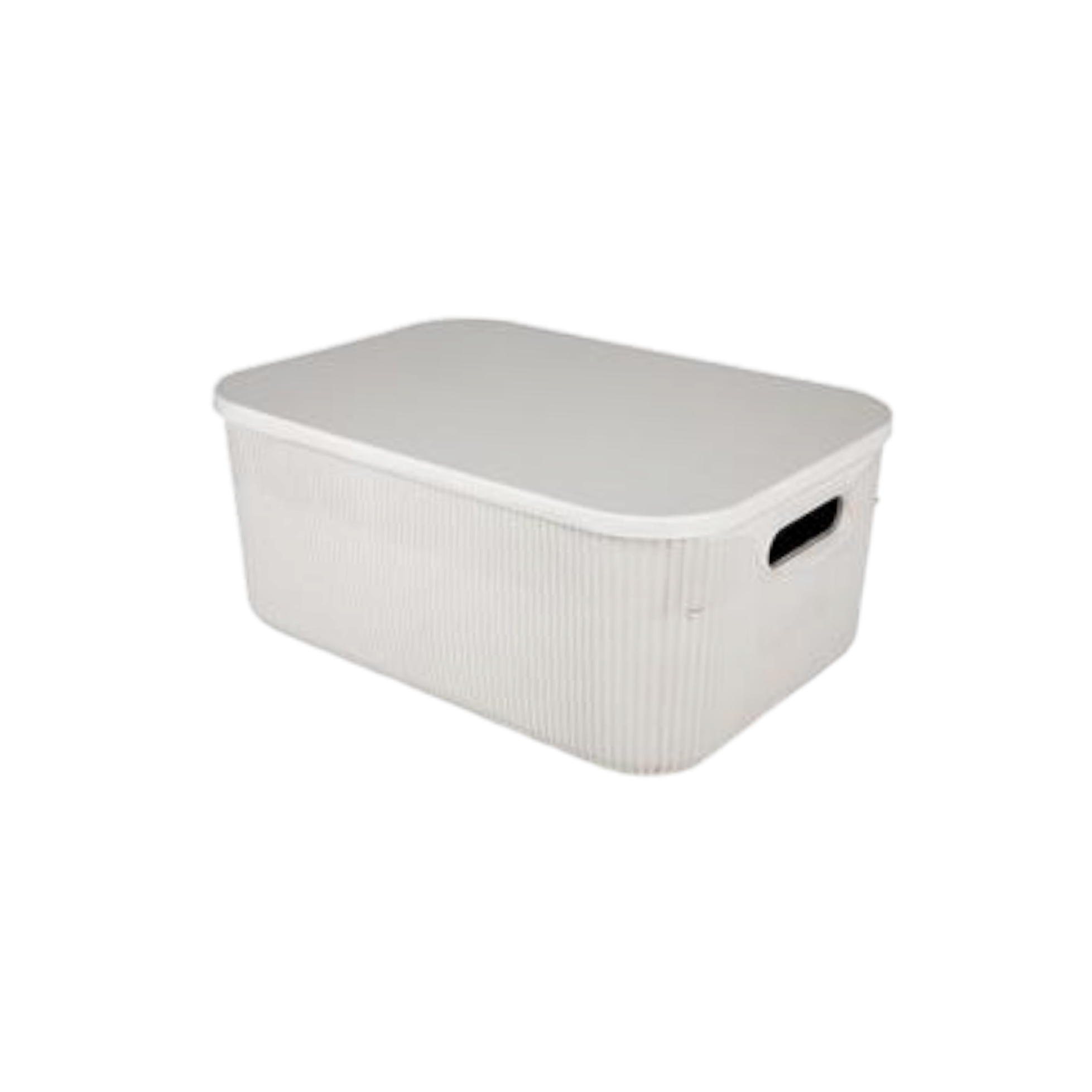 Multipurpose Plastic Storage Box Shell Design with Lid 13L