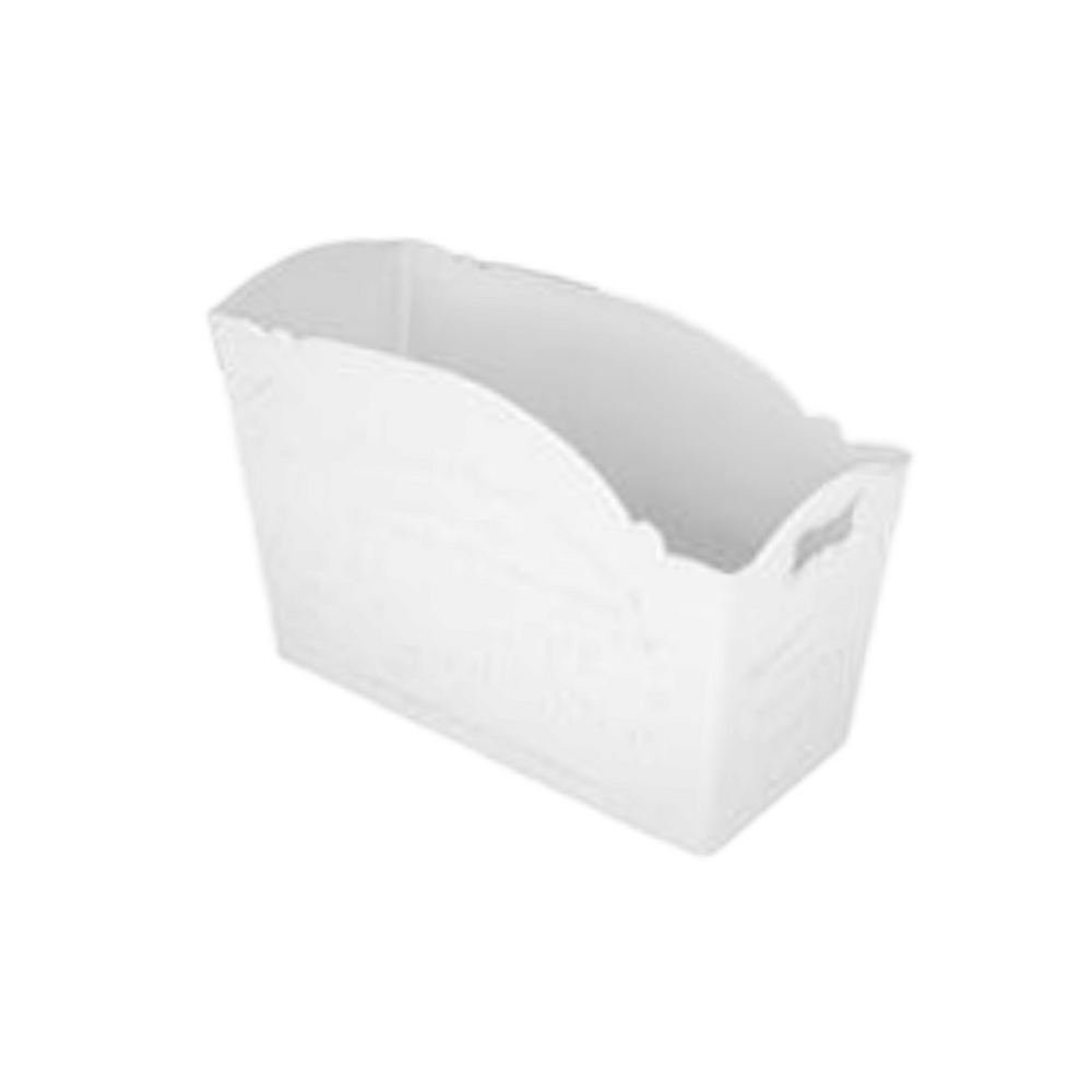Paris Plastic Storage Basket 27x9x17cm with Carry Handle