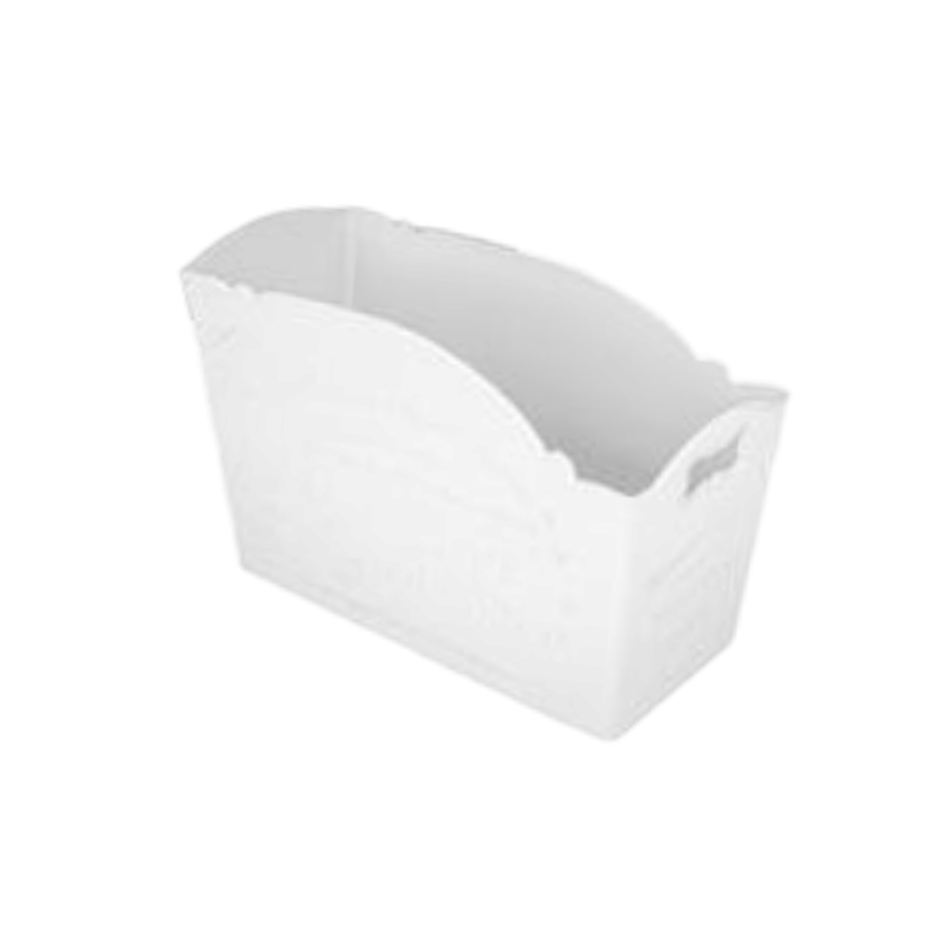 Paris Plastic Storage Basket 27x9x17cm with Carry Handle