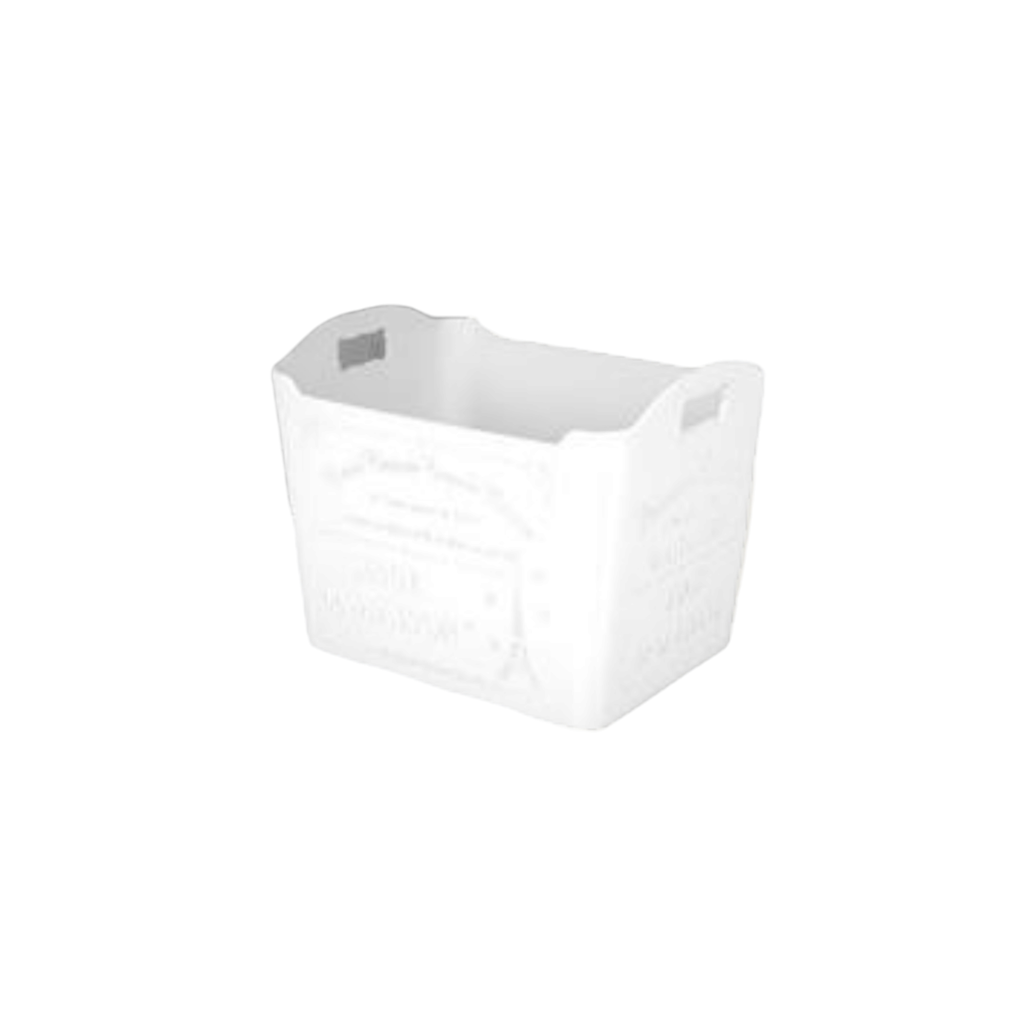 Paris Plastic Storage Basket 1.5L 16x12x13cm with Carry Handle