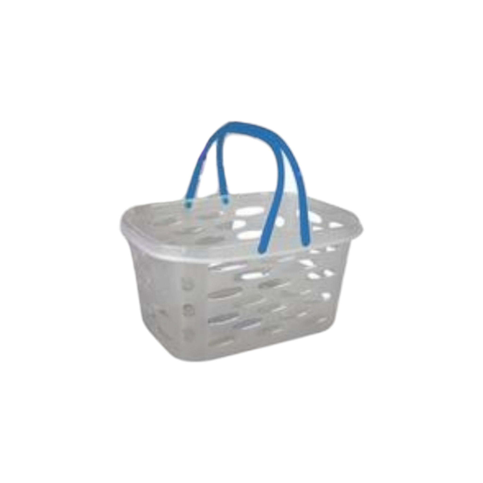 Mini Shopping Carry Basket with Color Handle  Plastic 27x16x12cm