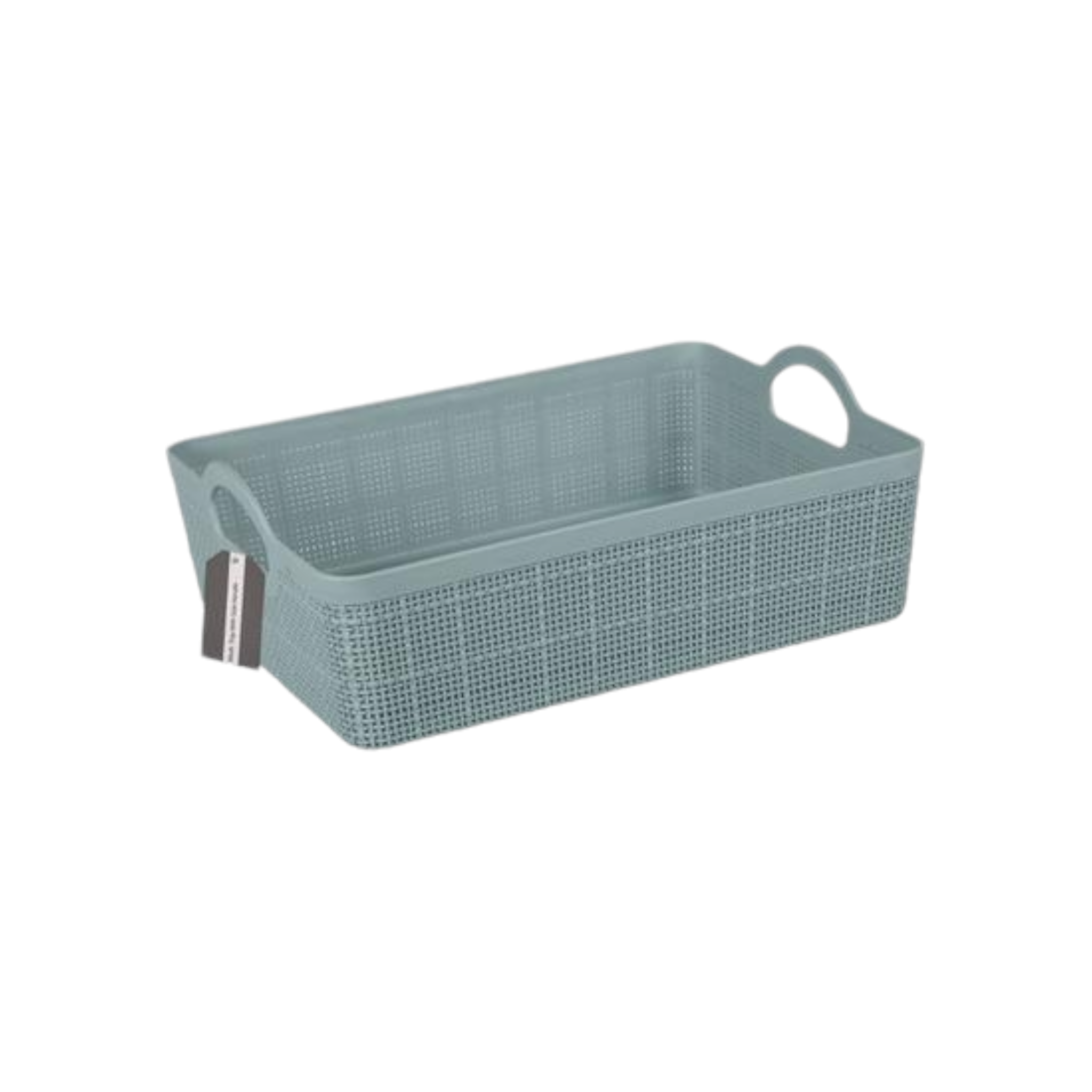 Plastic Storage Basket Mesh Design 27x19x9cm with Carry Handle