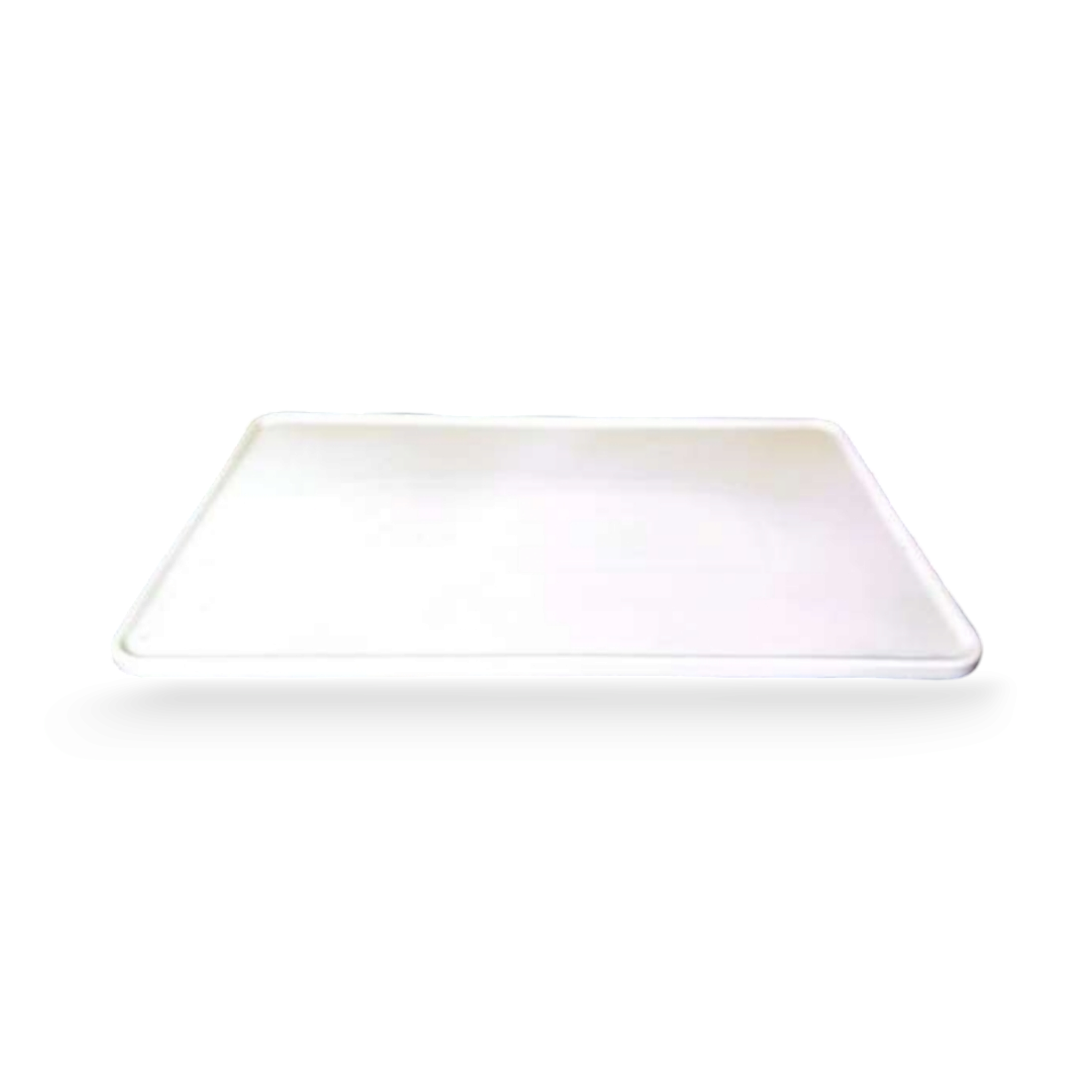 White Ceramic Dinner Plate 12.5x8inch 31.5x20.5x2cm