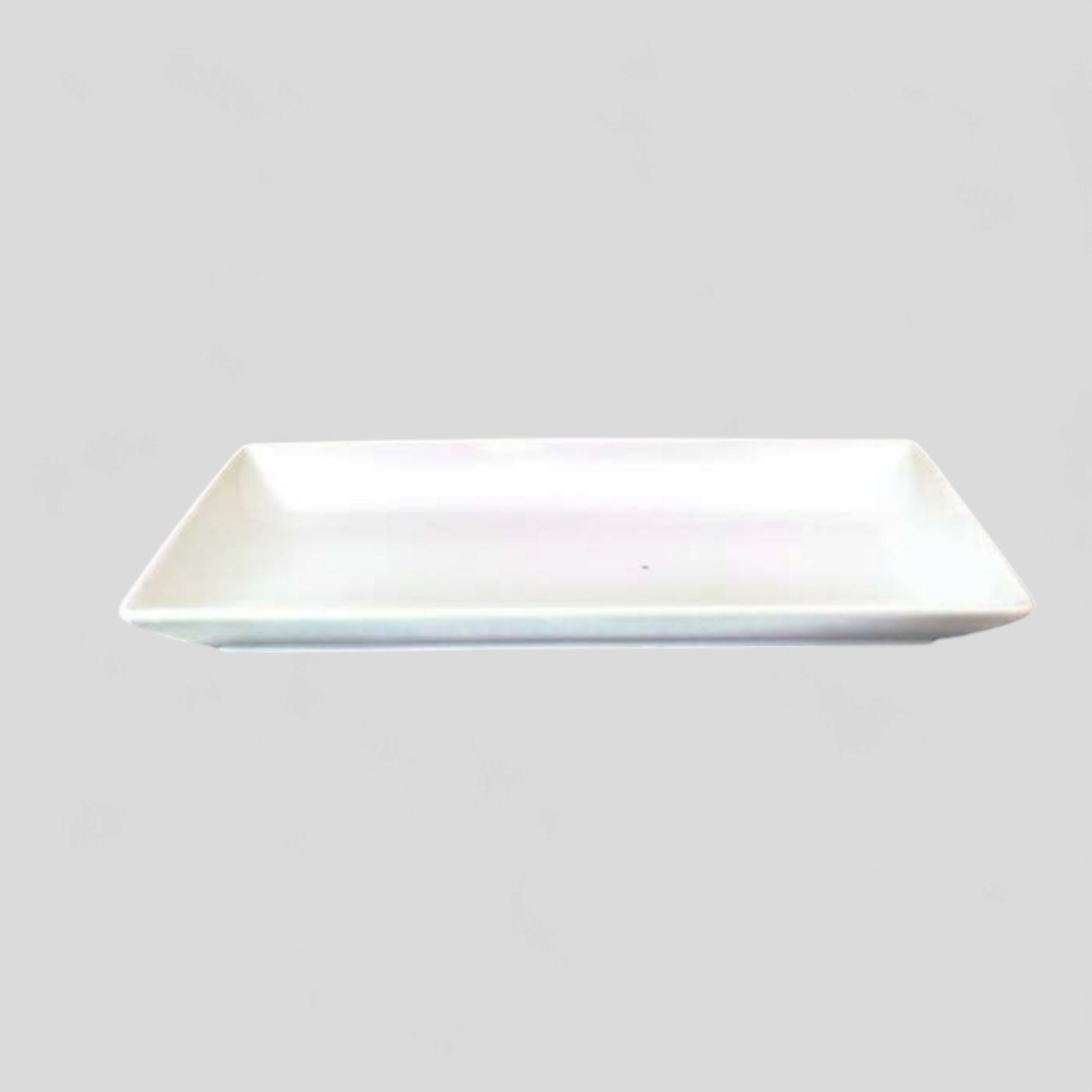 White Ceramic Serving Dinner Plate 12Inch 30.5x16x3.3cm