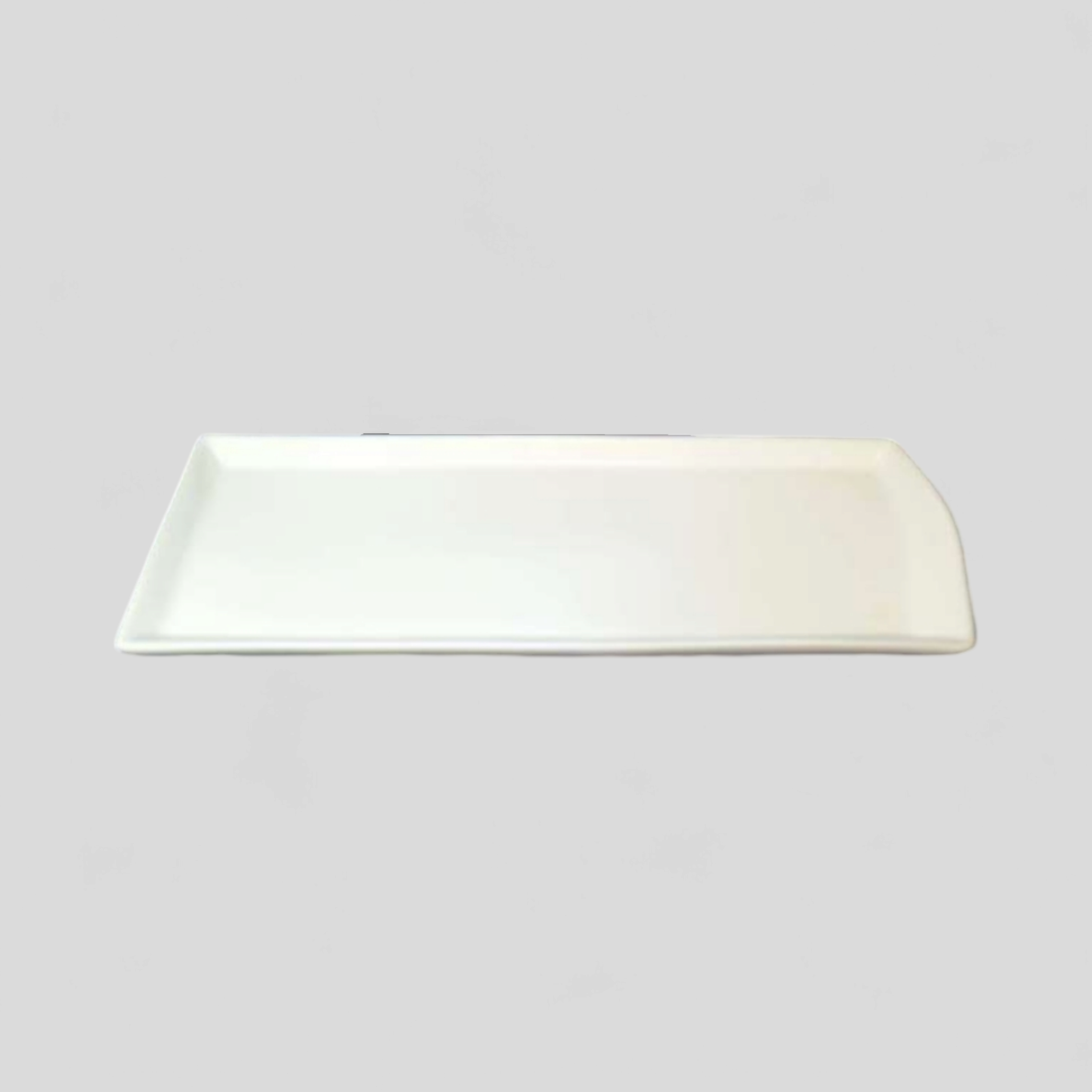 White Ceramic Serving Dinner Plate 10.25Inch 26.3x10.3x1.8cm