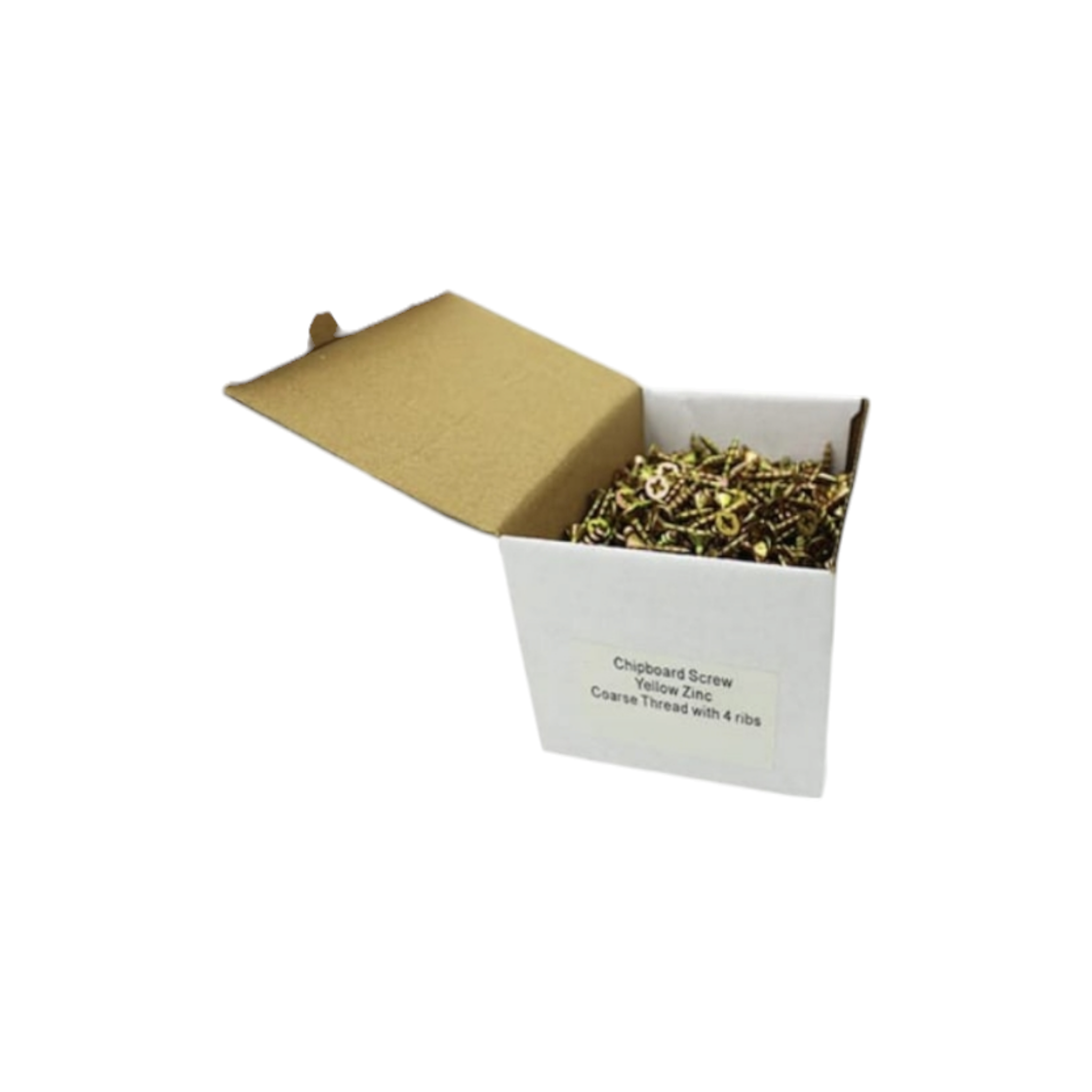 Screws Chipboard Yellow Zinc 4x30mm 500pcs