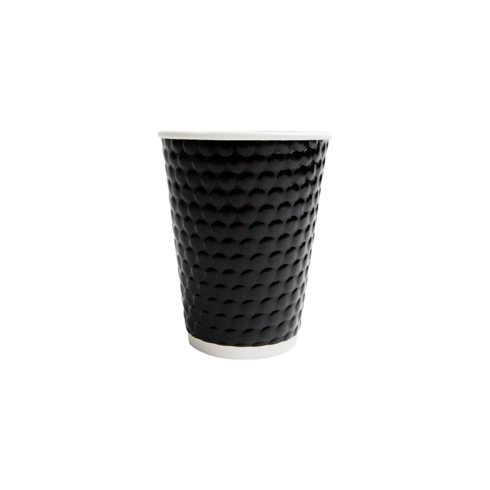 360ml Disposable Paper Coffee Cup Dot Embossed 25pack XPCL111