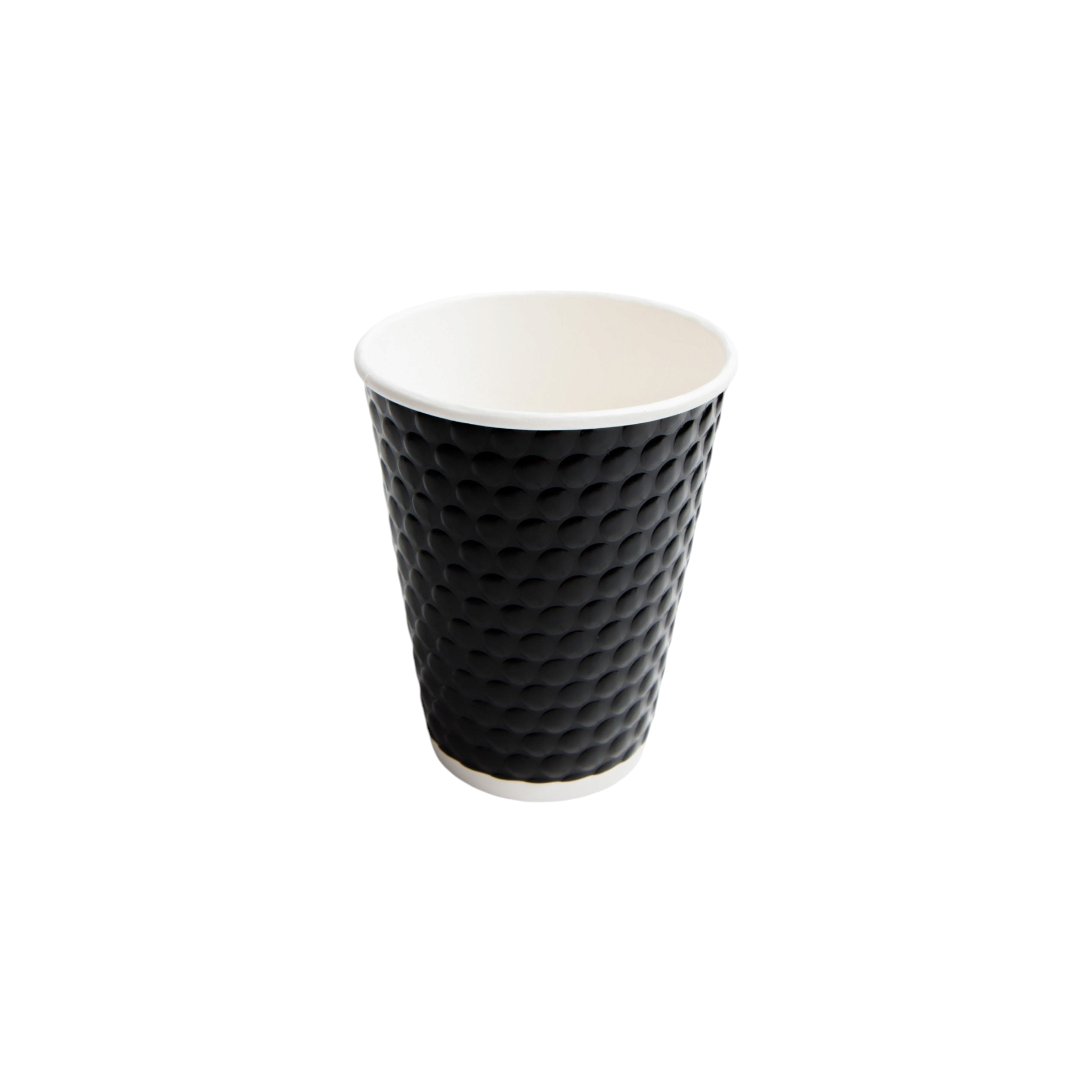 360ml Disposable Paper Coffee Cup Dot Embossed 25pack XPCL111