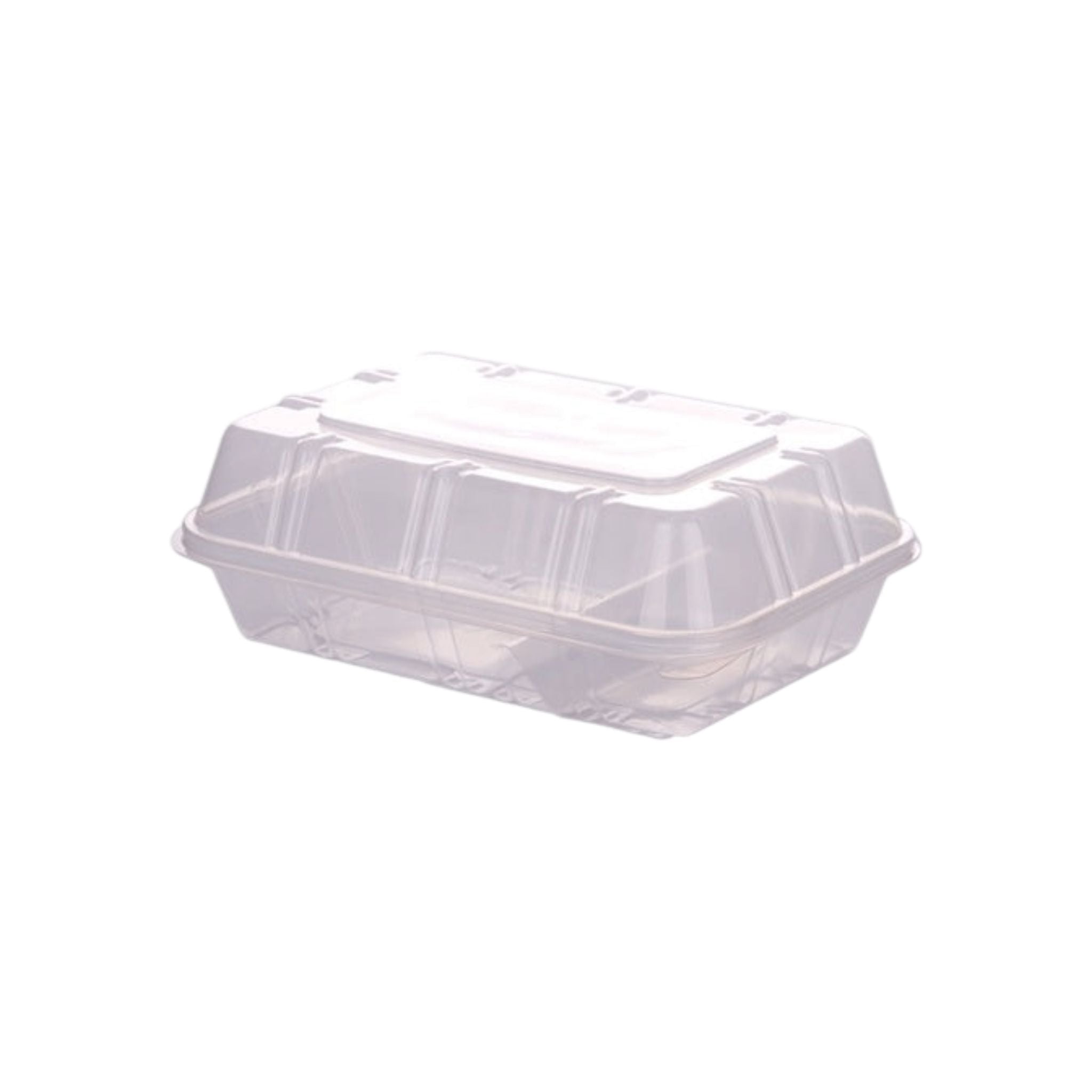 Zibo Lunch Meal Container Box Clear Clamshell - No Division