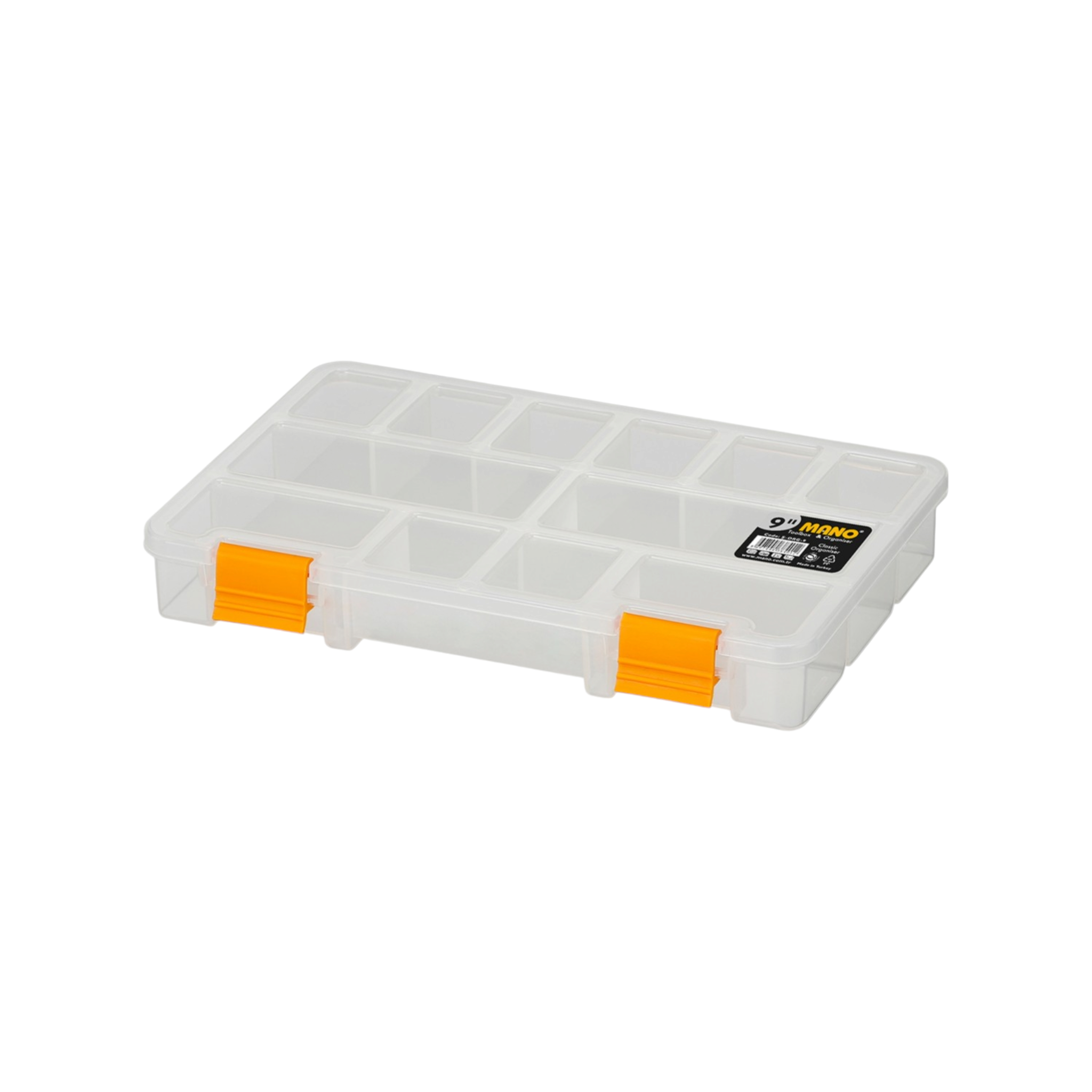 Mano Plastic Organizer Tool Box 9inch 22cm SORG-9