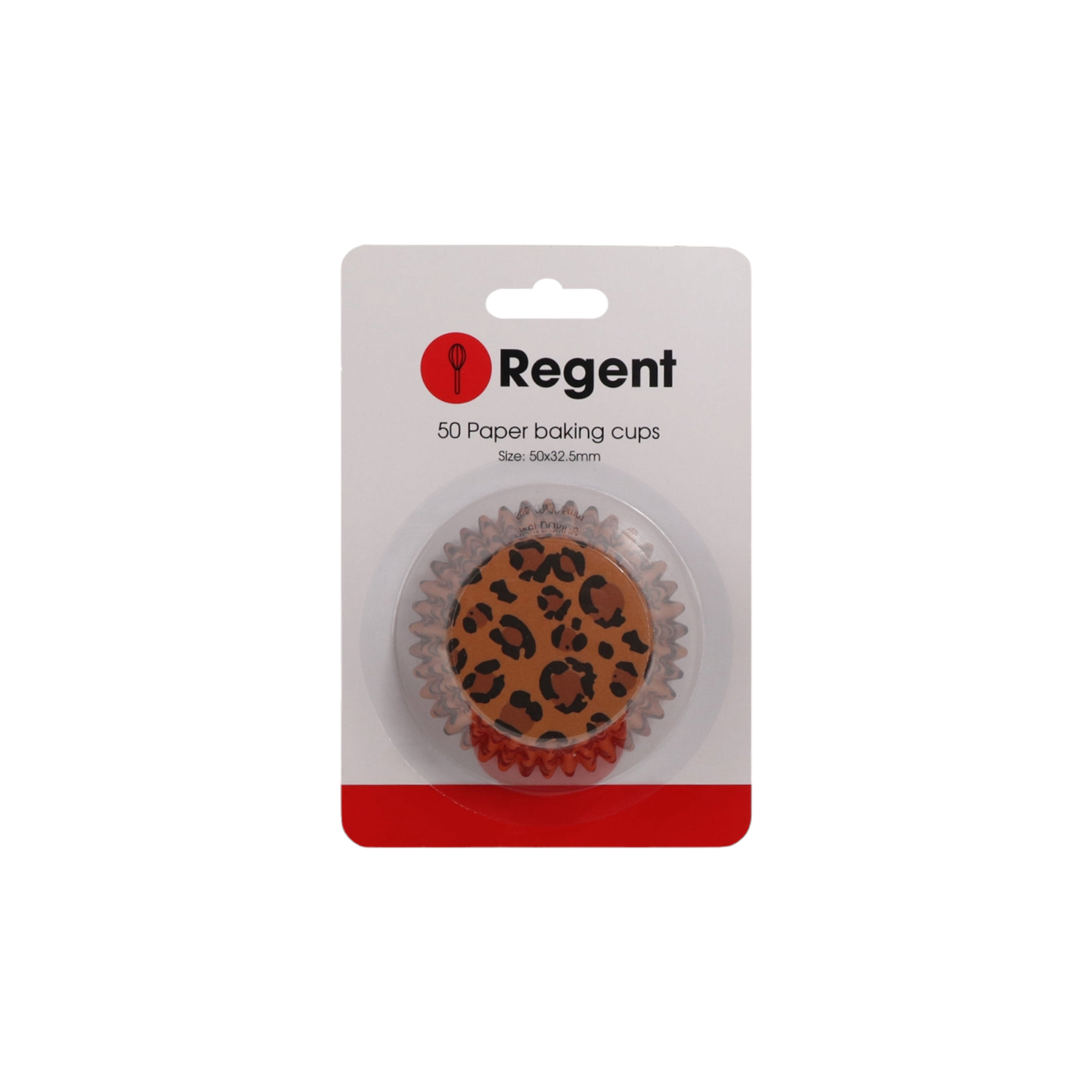 Regent Cake Cups Brown And Black Leaopard Print 50pack 71516