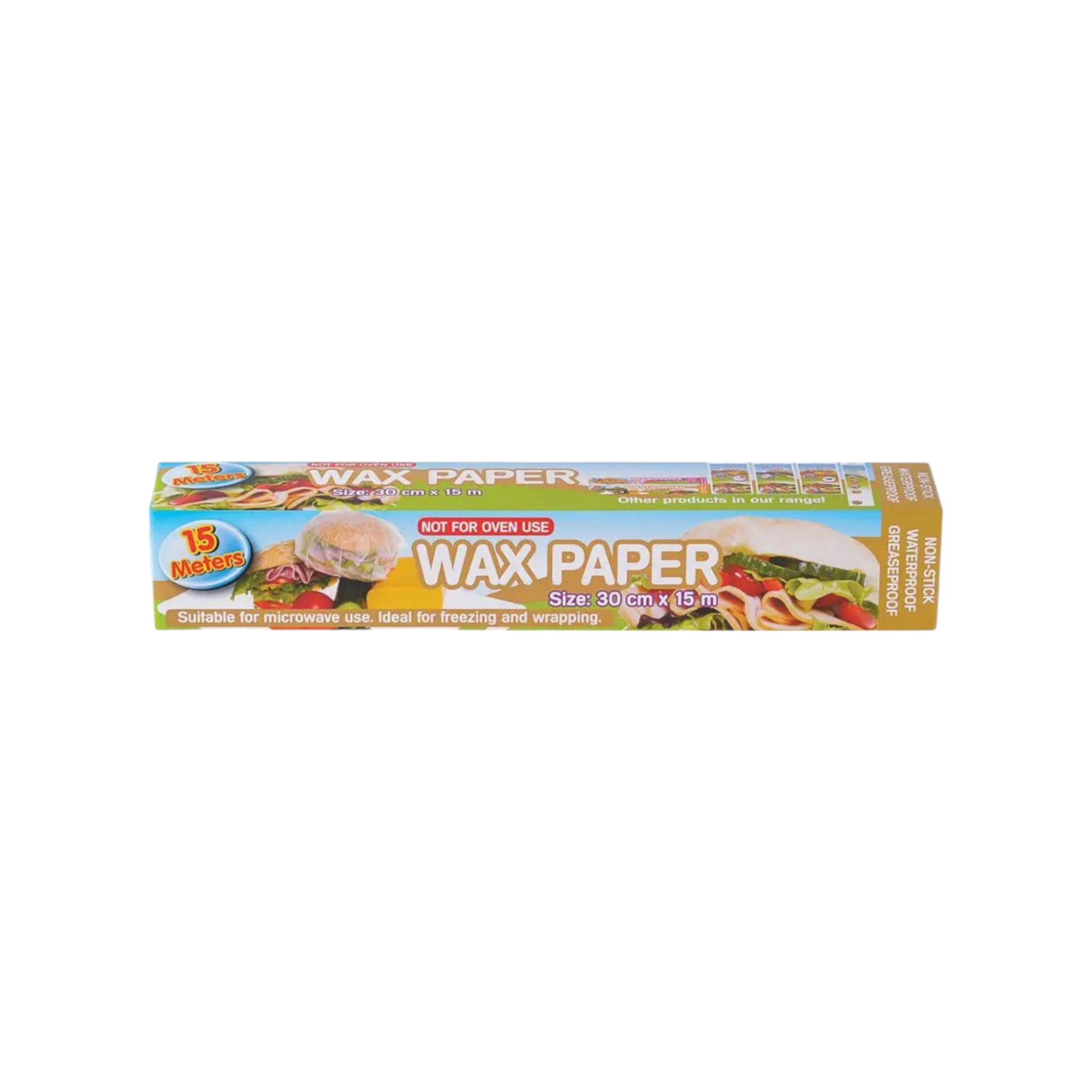 Disposable Wax Paper Roll 30cmx15cm