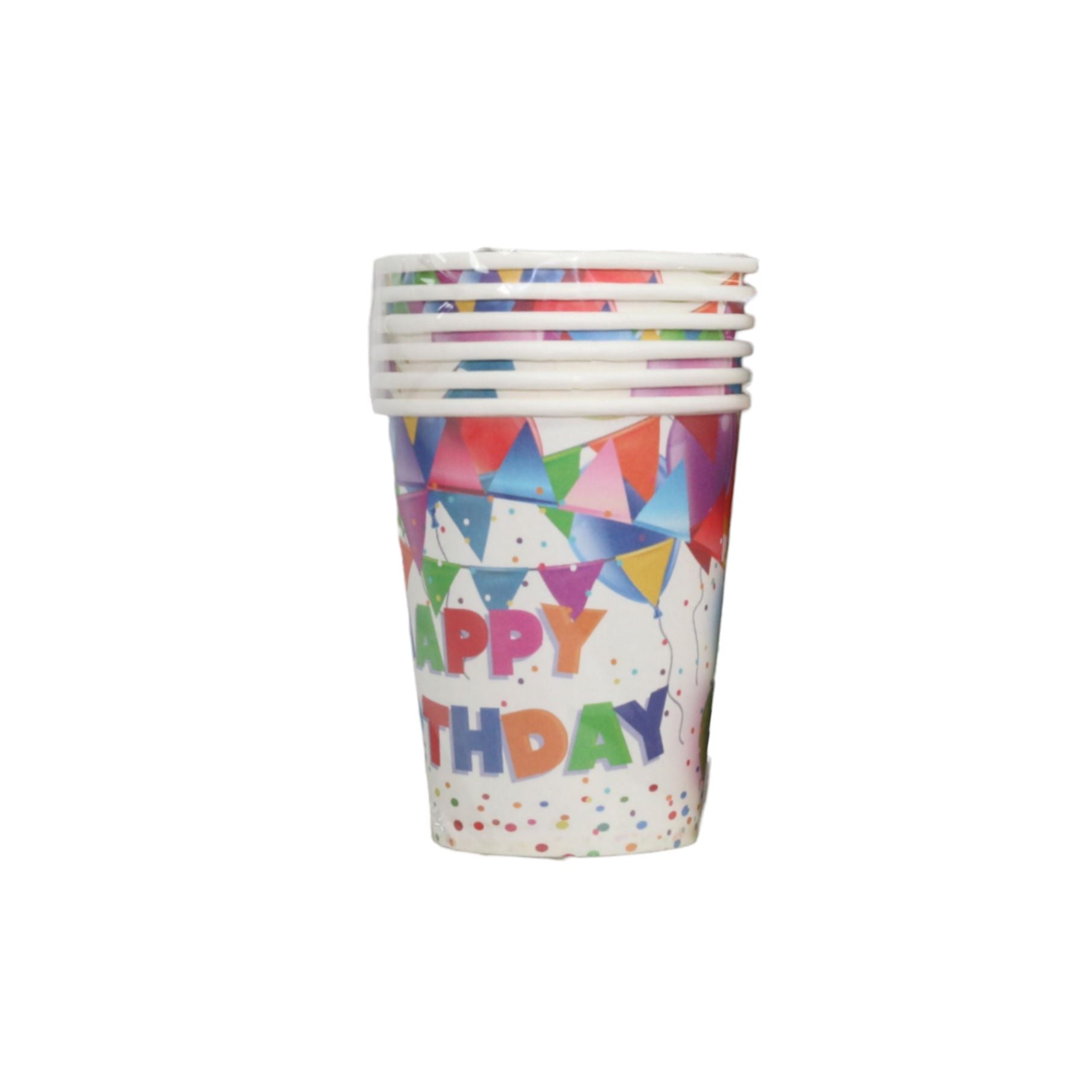 Disposable Paper Cup Happy Birthday 12pc 28785