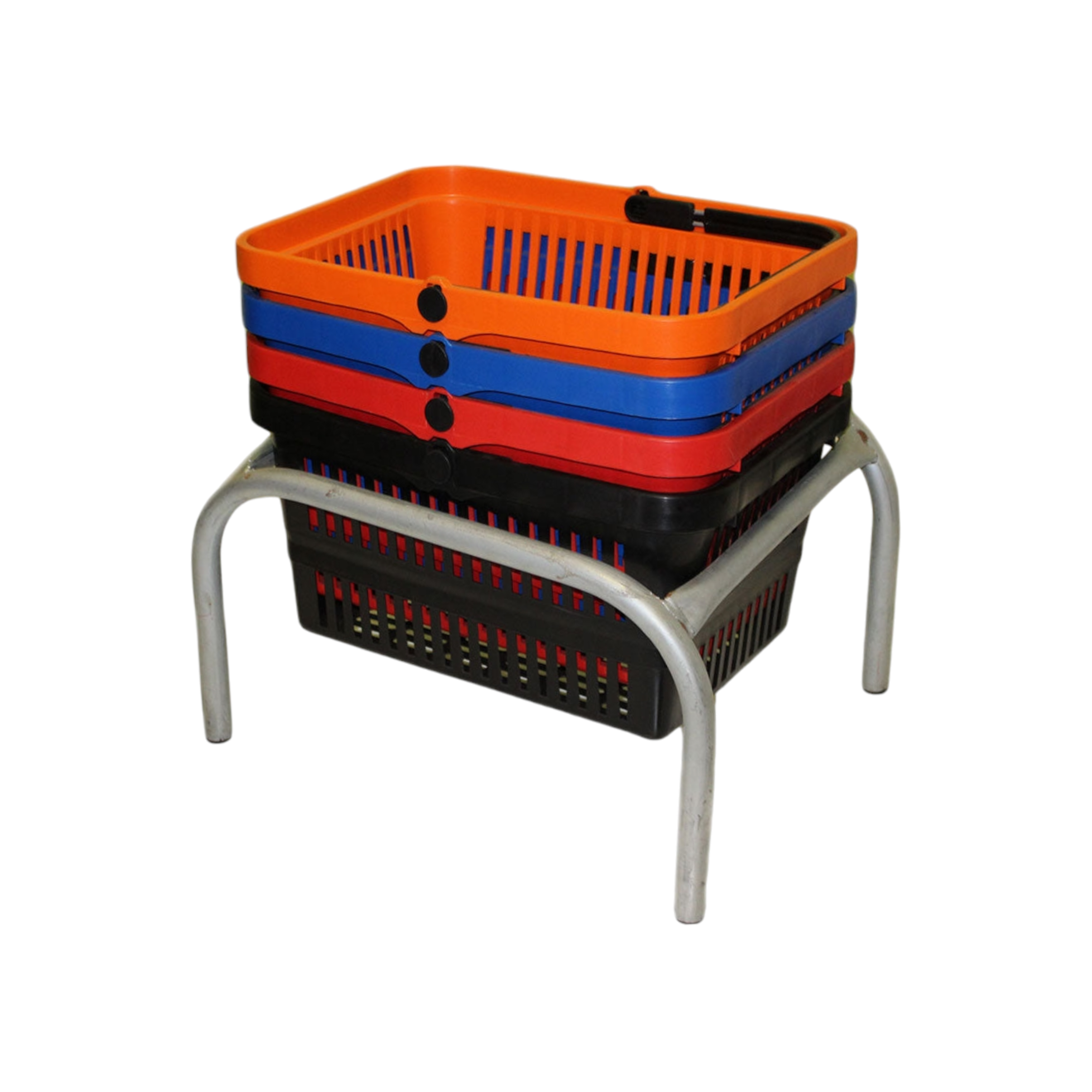 Shopping Basket Stand Only Steel Frame