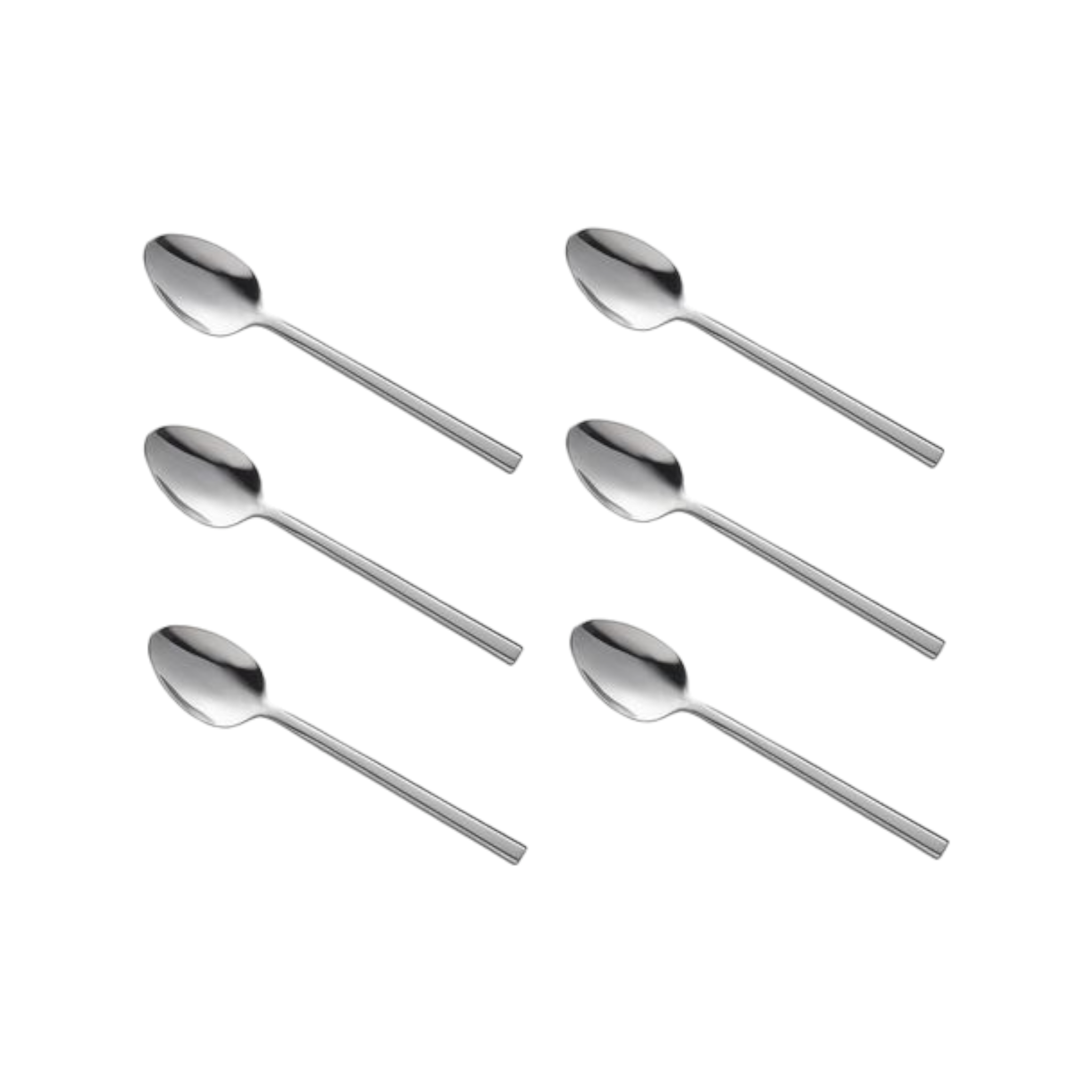 Stainless Steel Teaspoon 6pcs Square Handle CT788