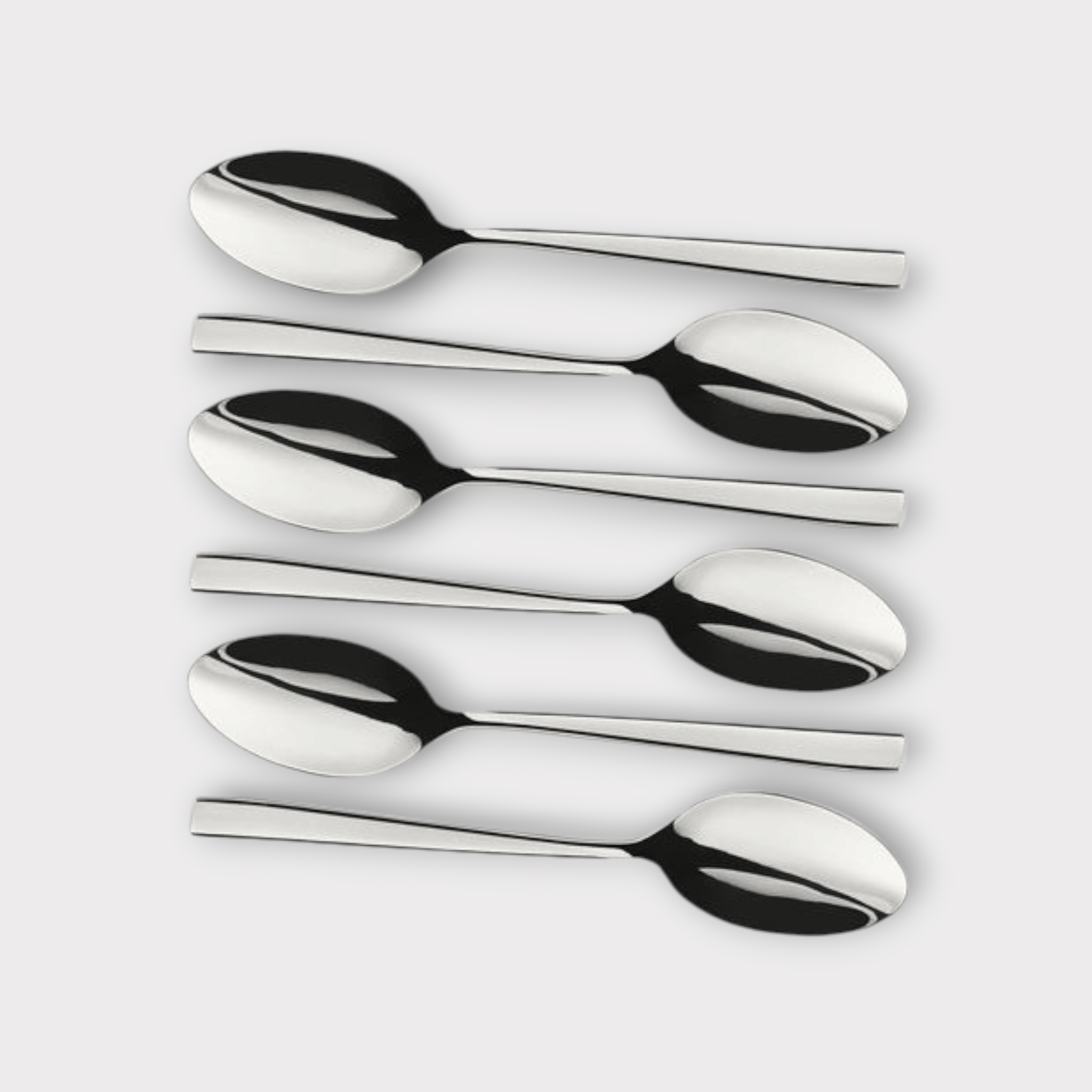 Stainless Steel Teaspoon 6pcs Square Handle CT788