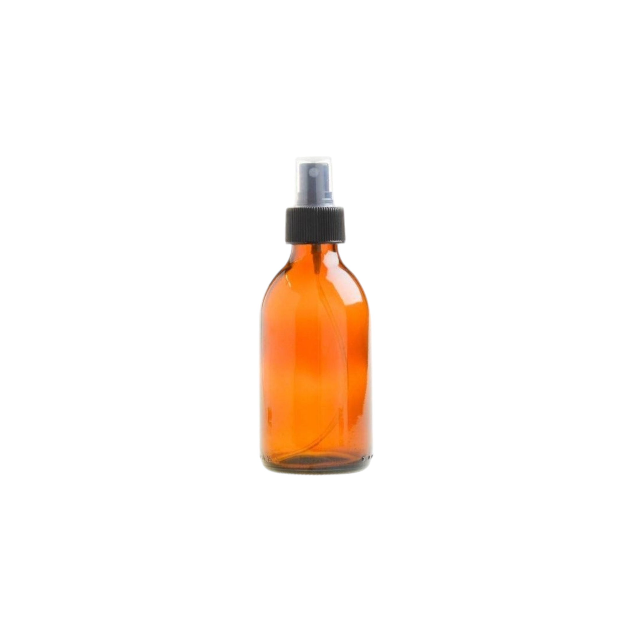 Consol 50ml Glass Generic Amber Bottle Brown with Black Atomiser Mist Pump Lid